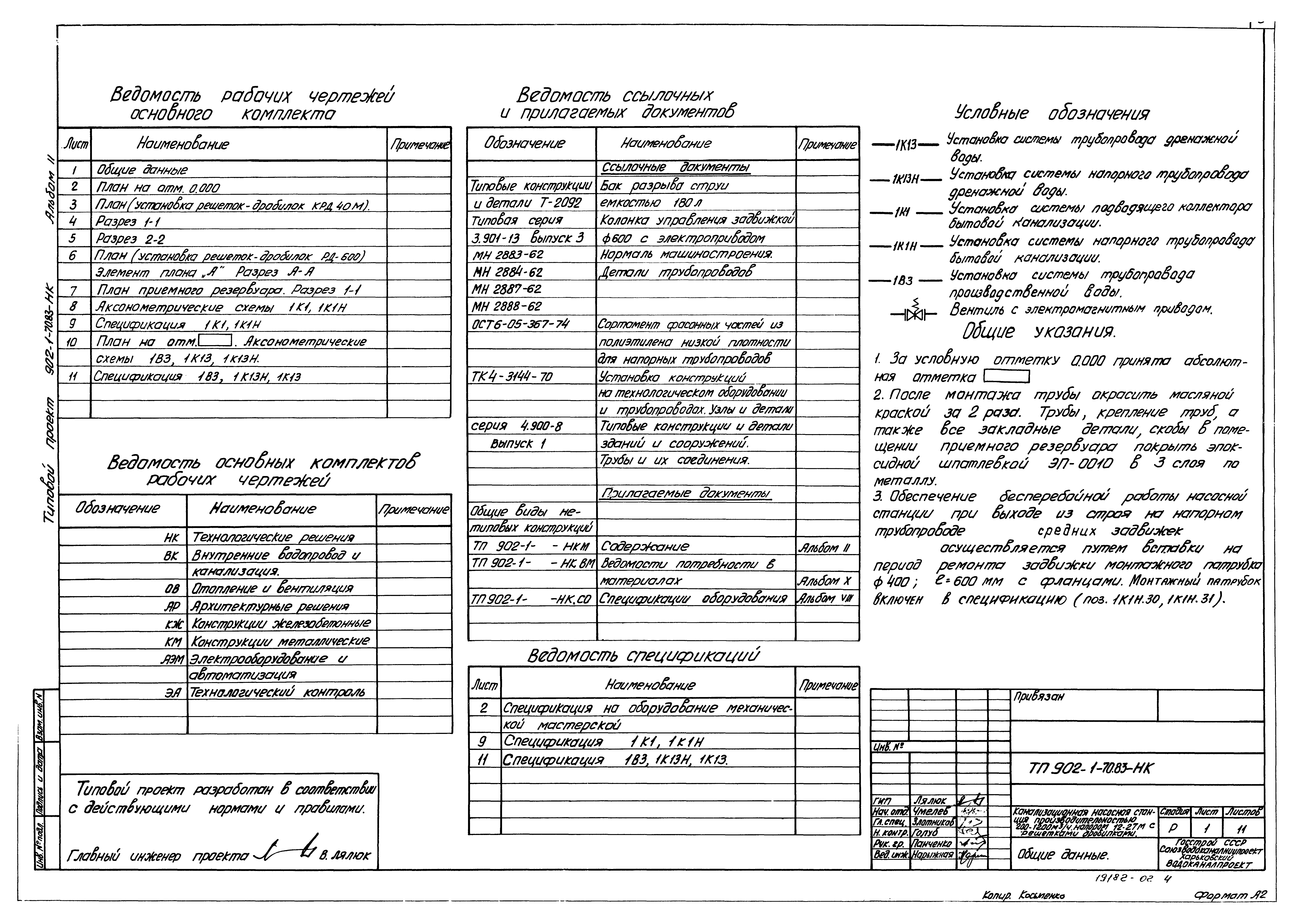 Типовой проект 902-1-72.83