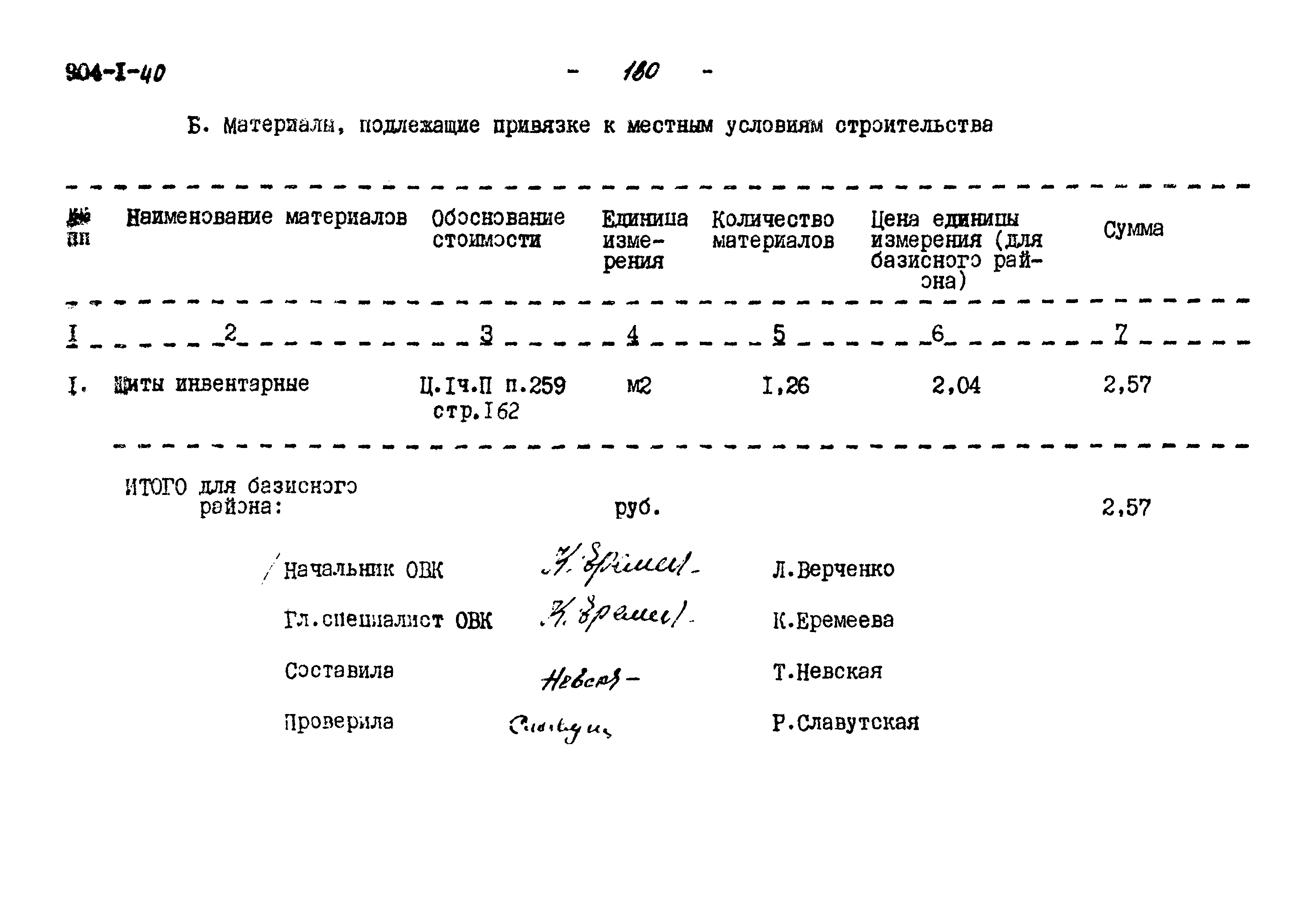Типовой проект 904-1-40