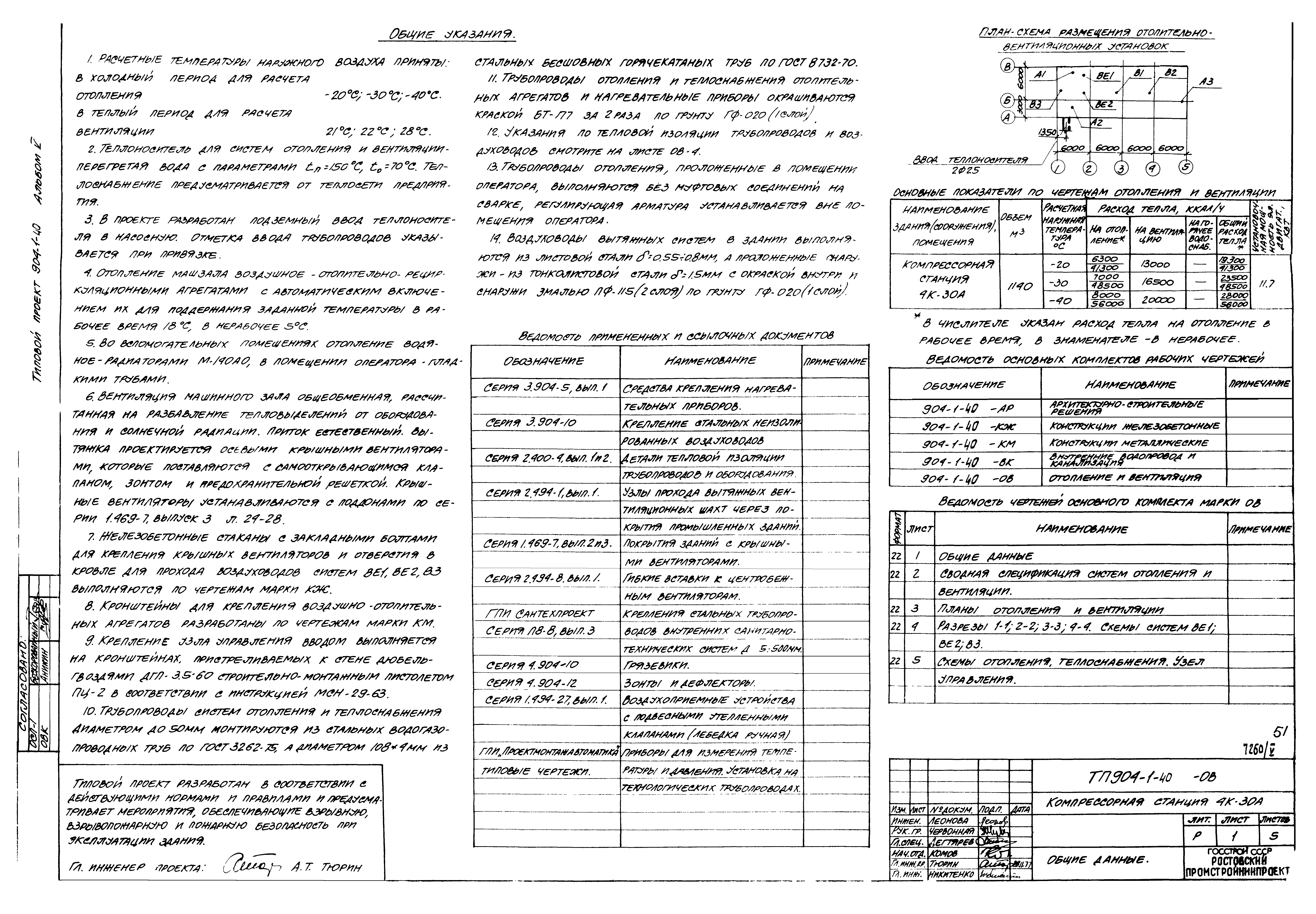 Типовой проект 904-1-40