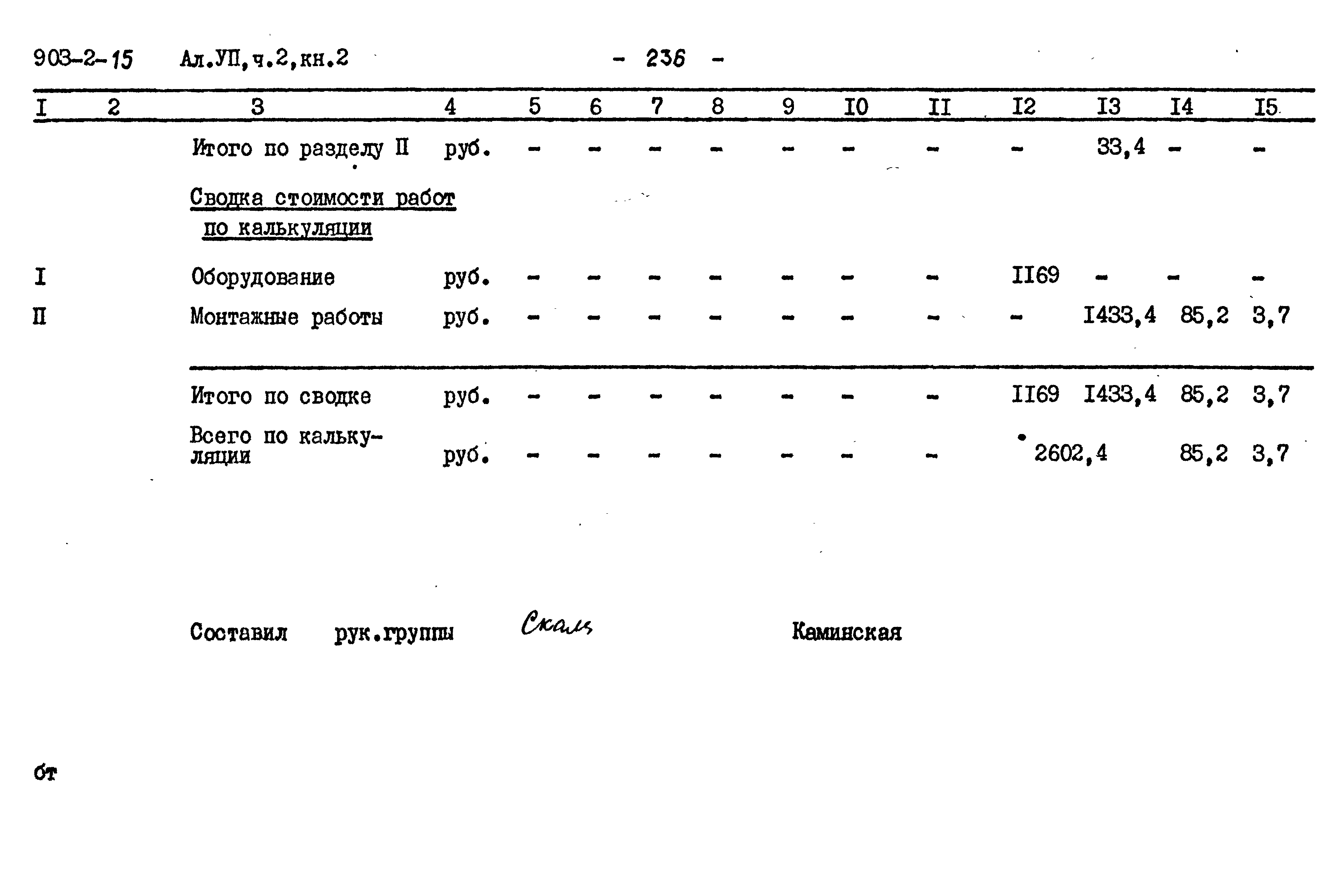 Типовой проект 903-2-15