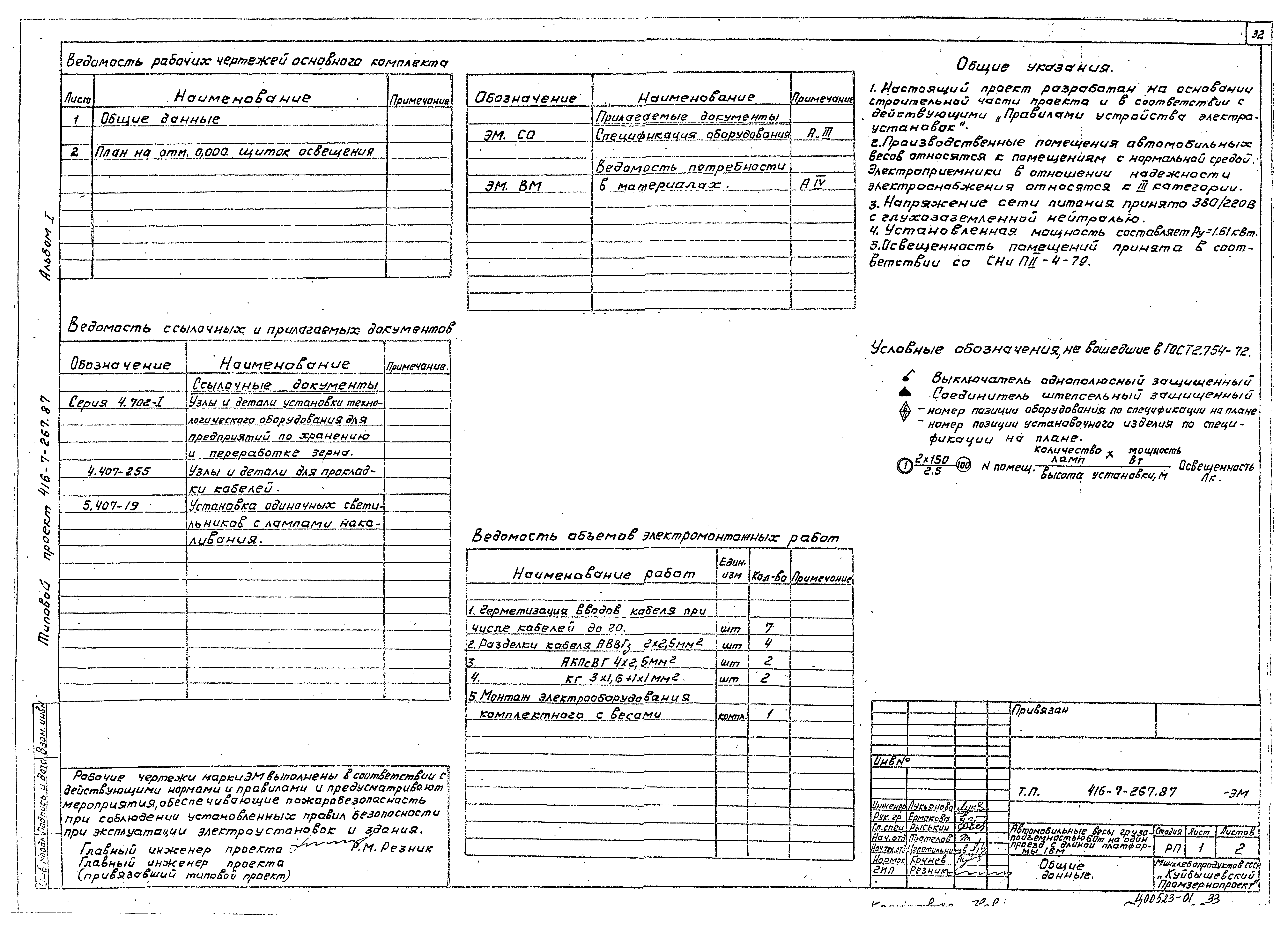 Типовой проект 416-7-267.87