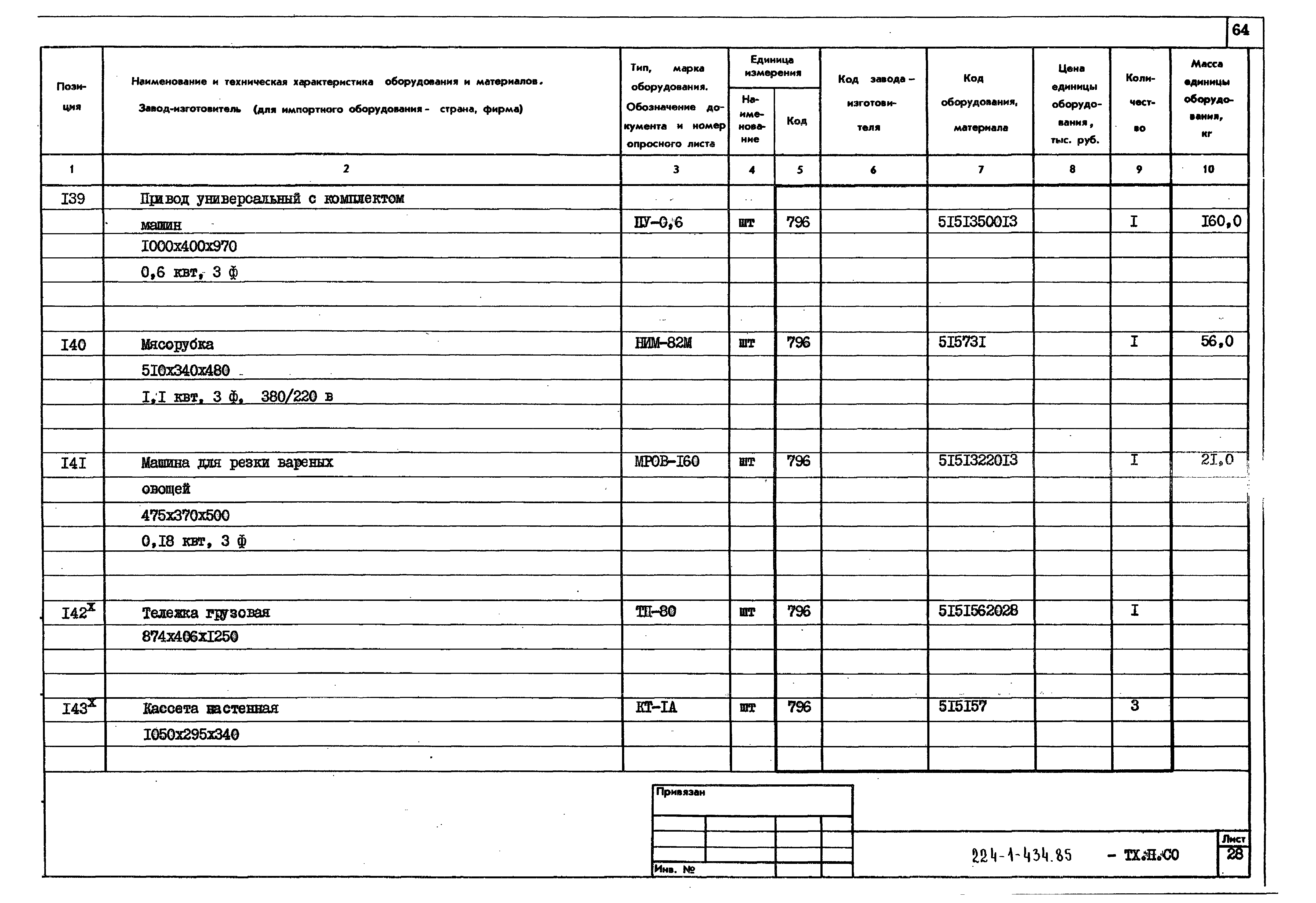 Типовой проект 224-1-434.85