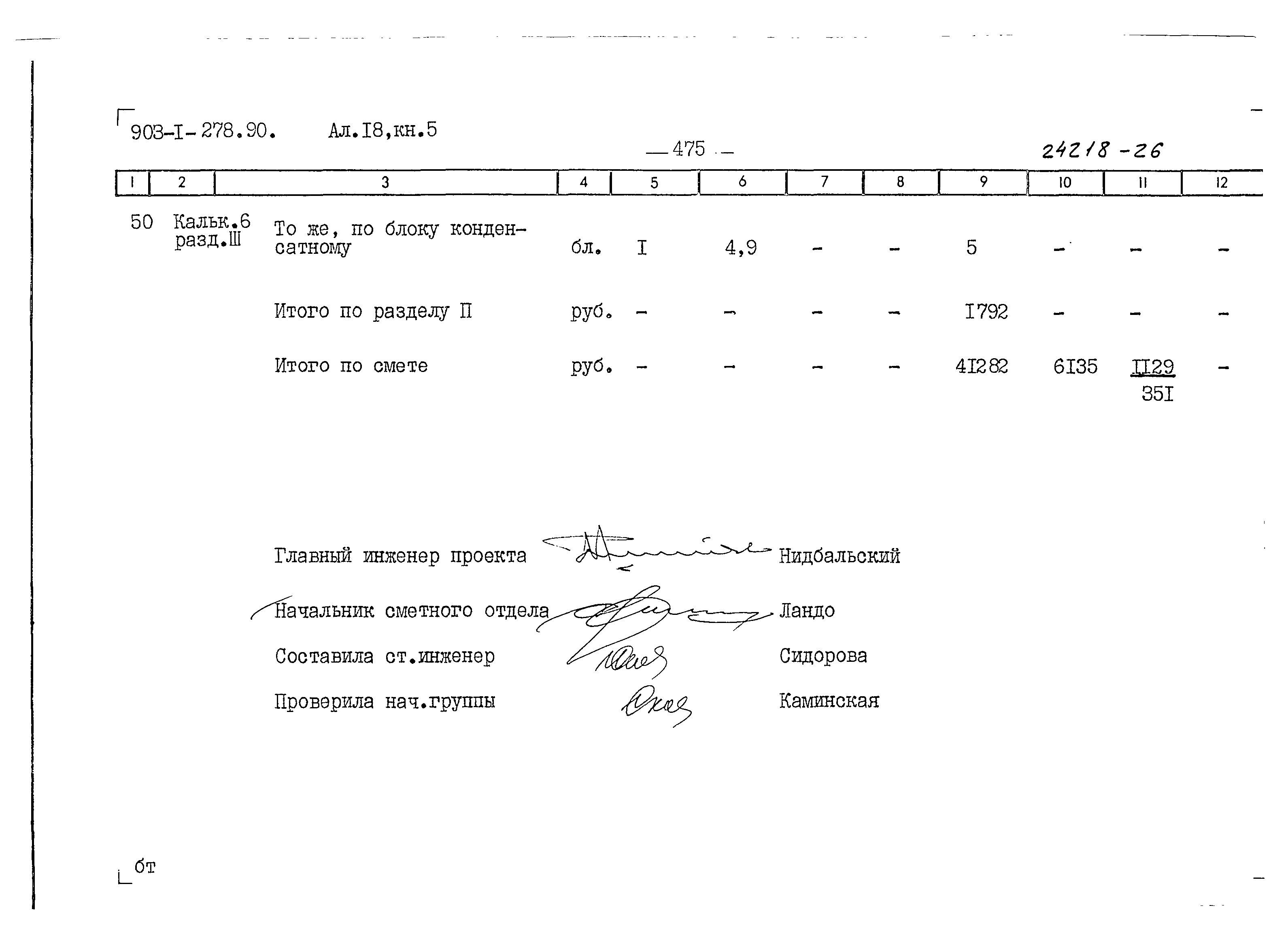 Типовой проект 903-1-279.90