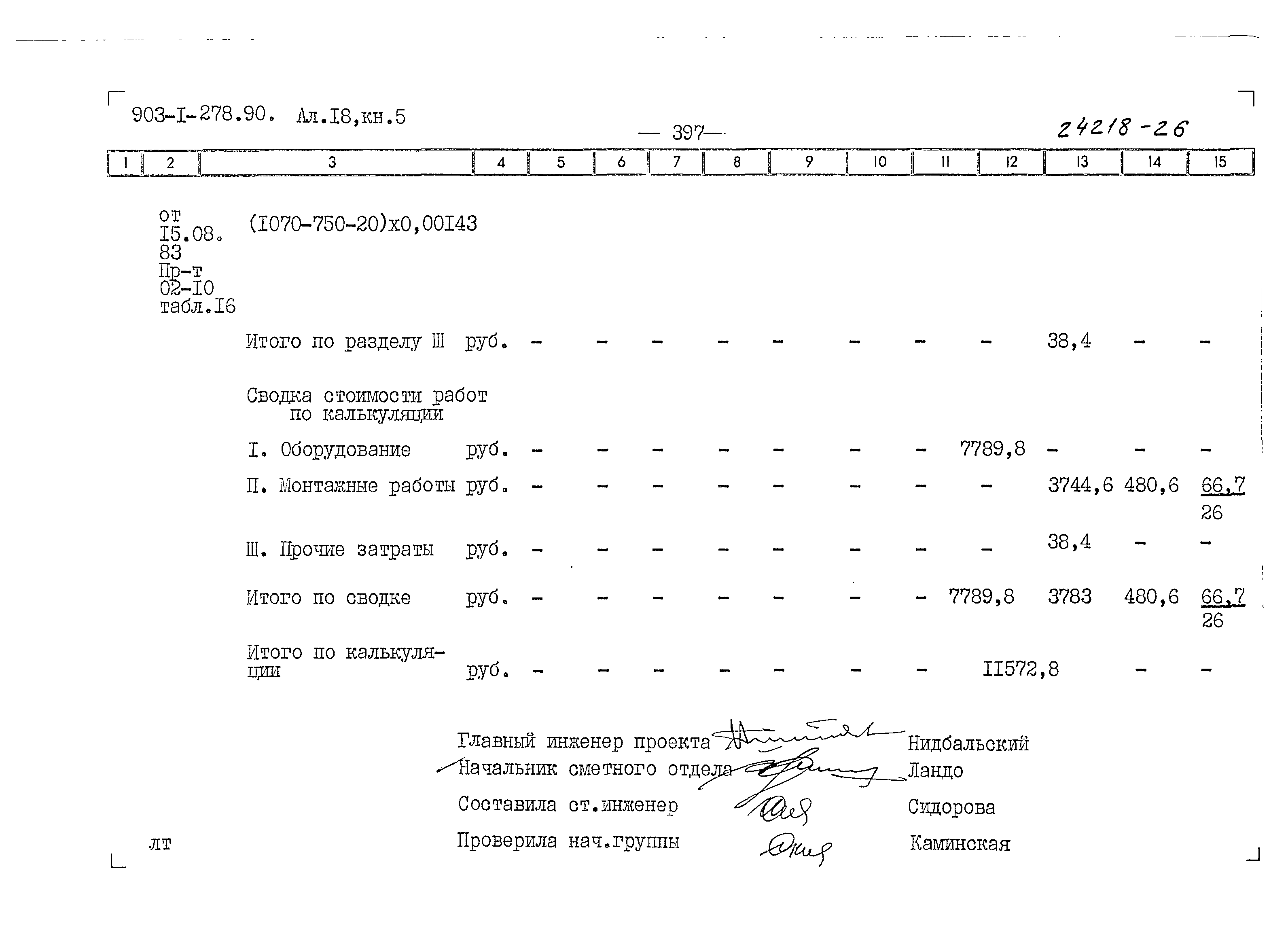 Типовой проект 903-1-279.90