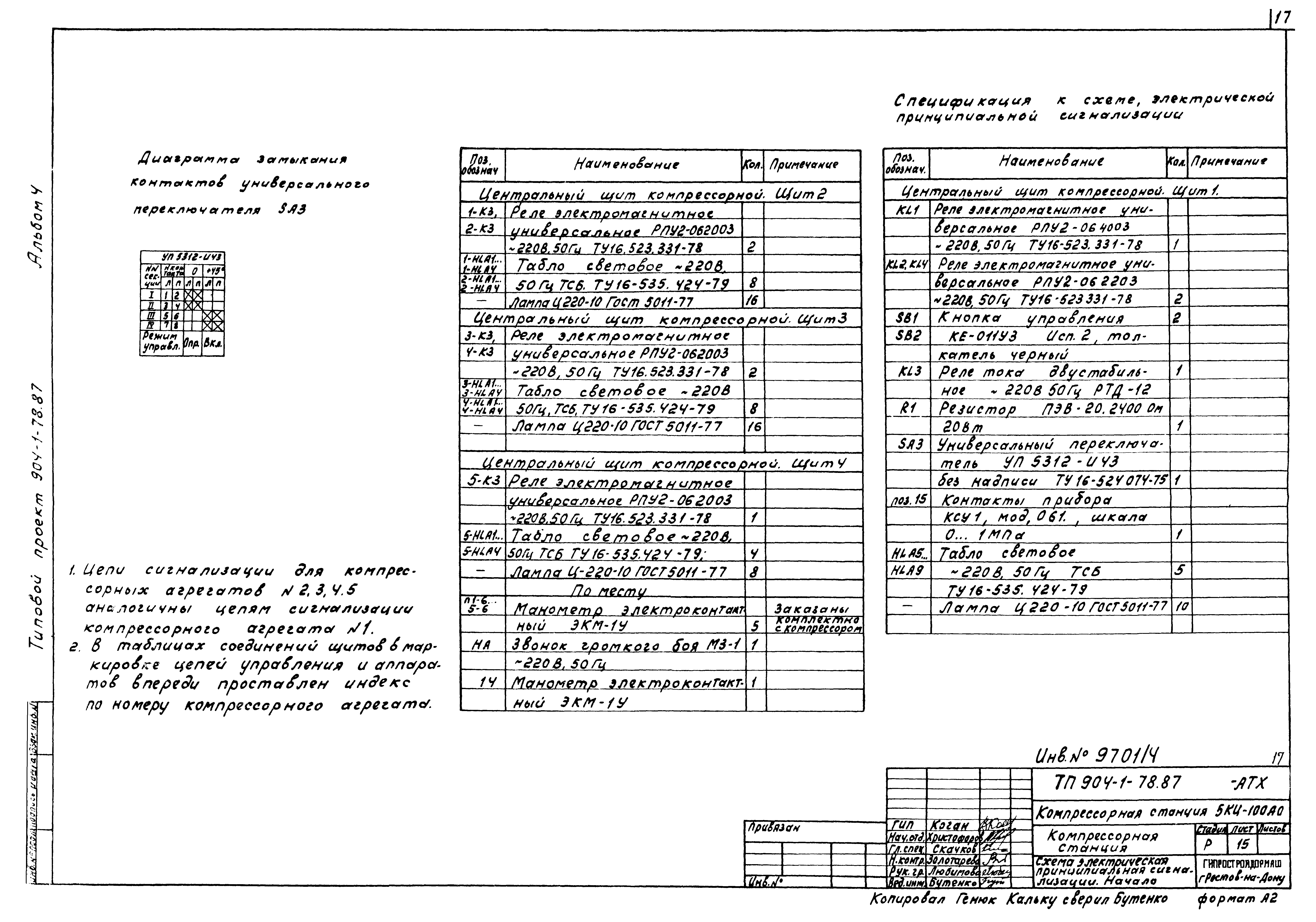 Типовой проект 904-1-78.87