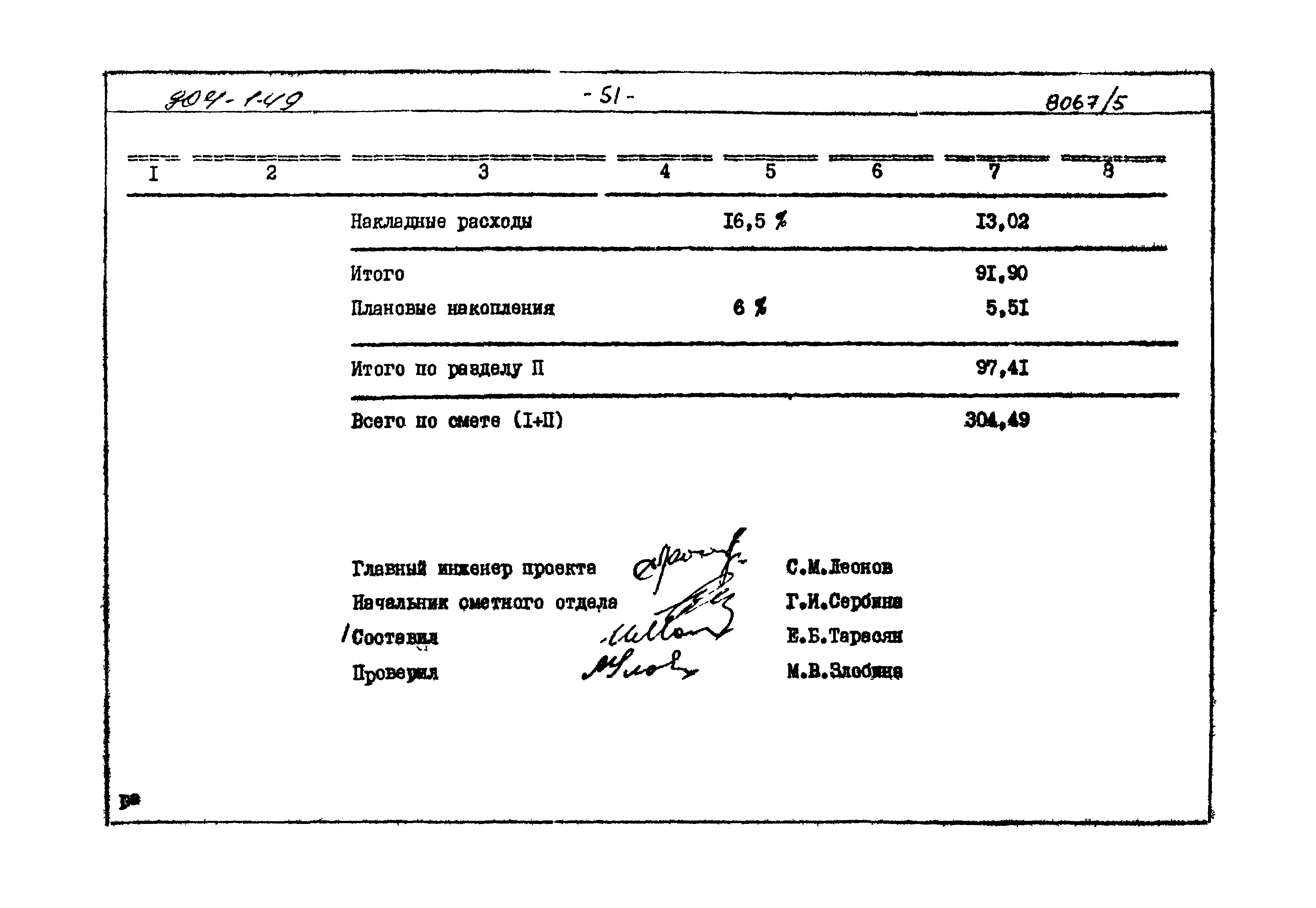 Типовой проект 904-1-49