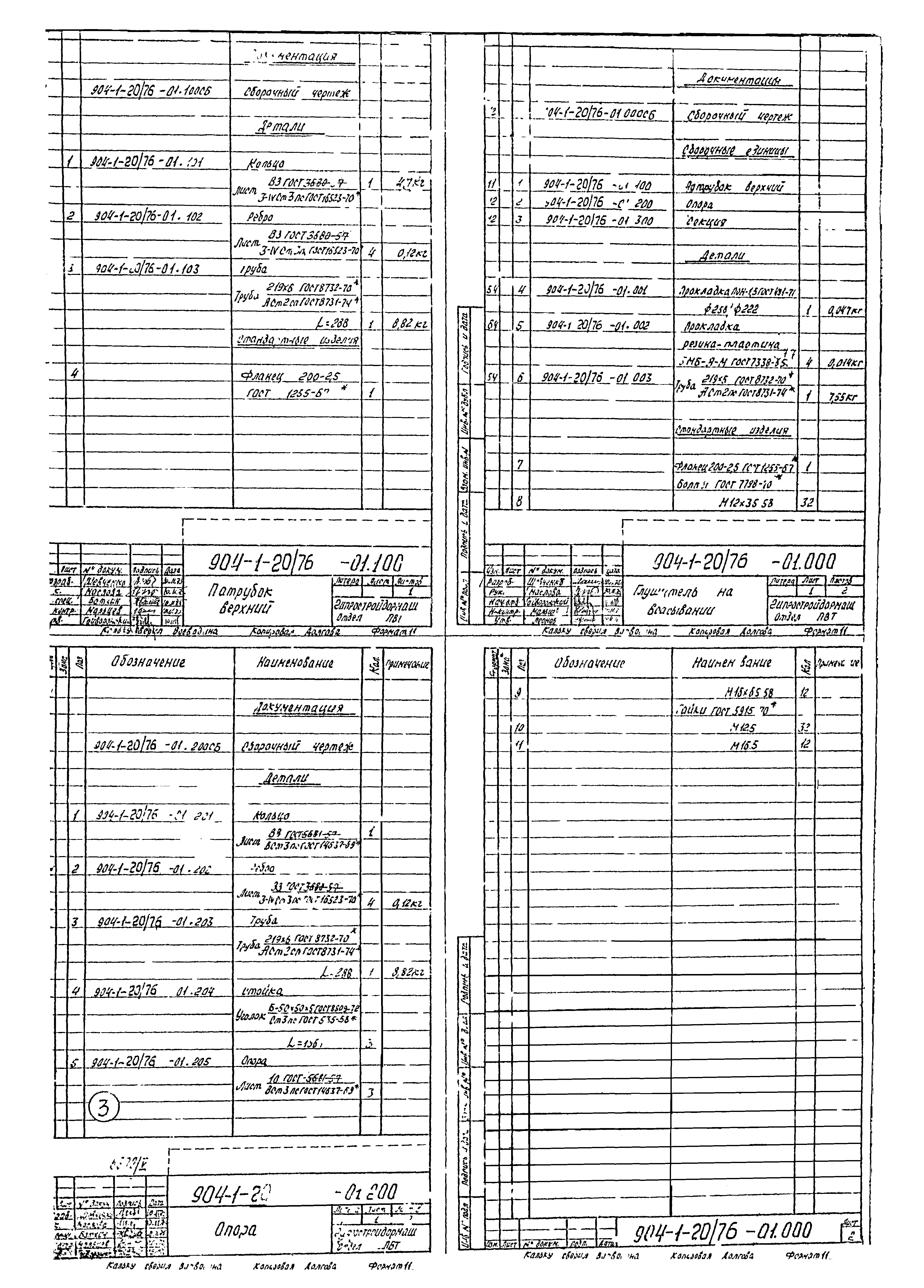 Типовой проект 904-1-20/76