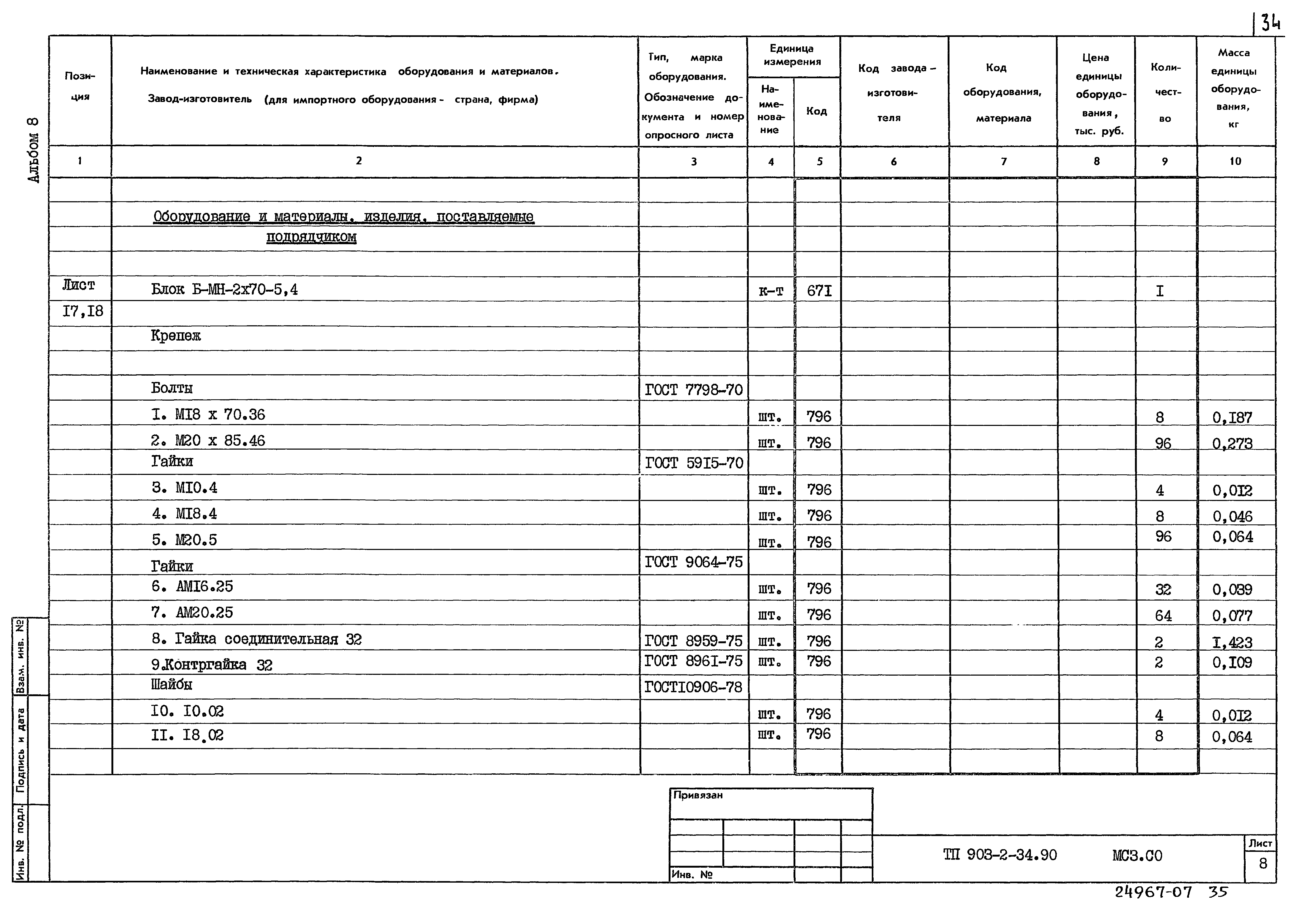 Типовой проект 903-2-34.90
