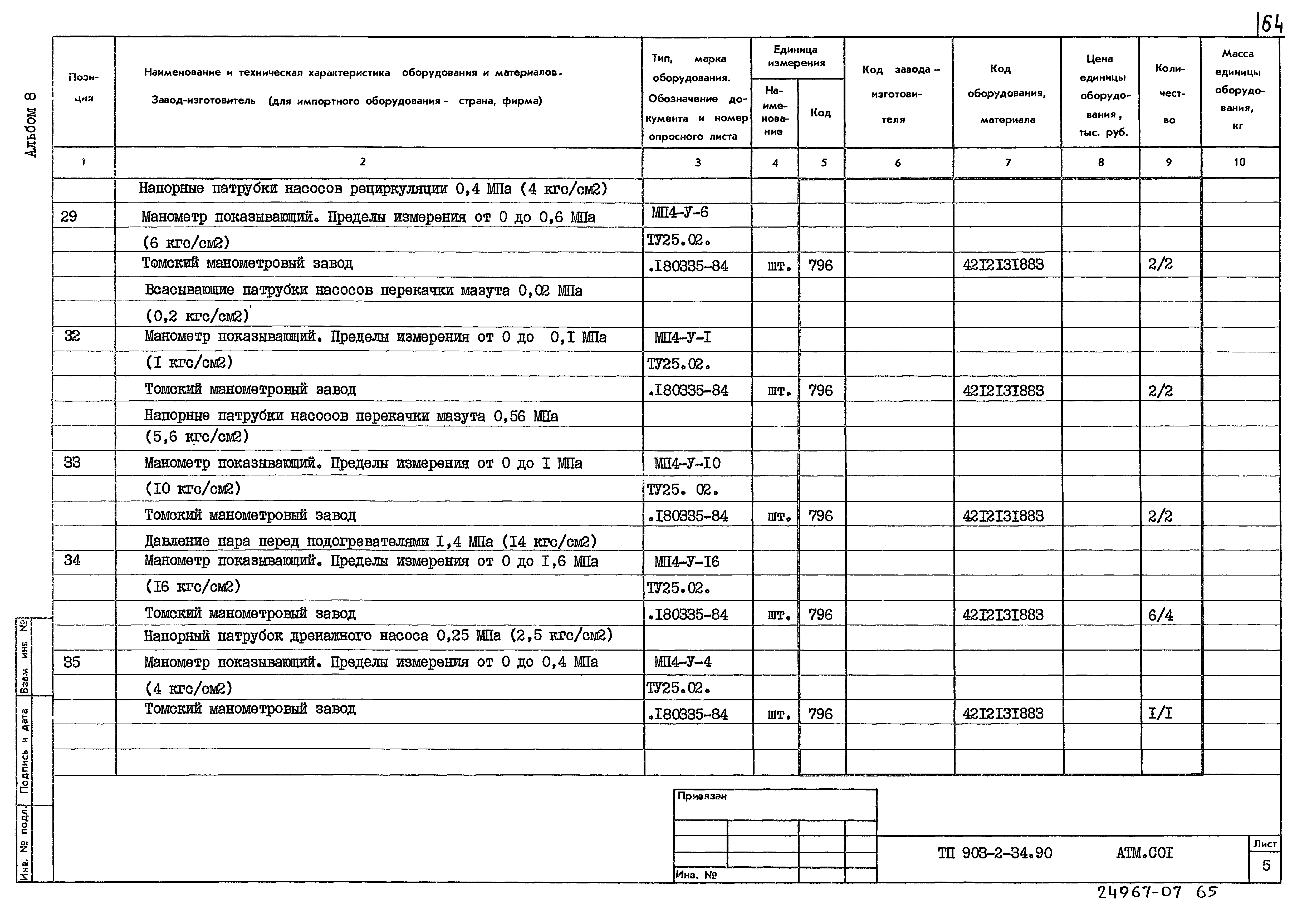 Типовой проект 903-2-34.90