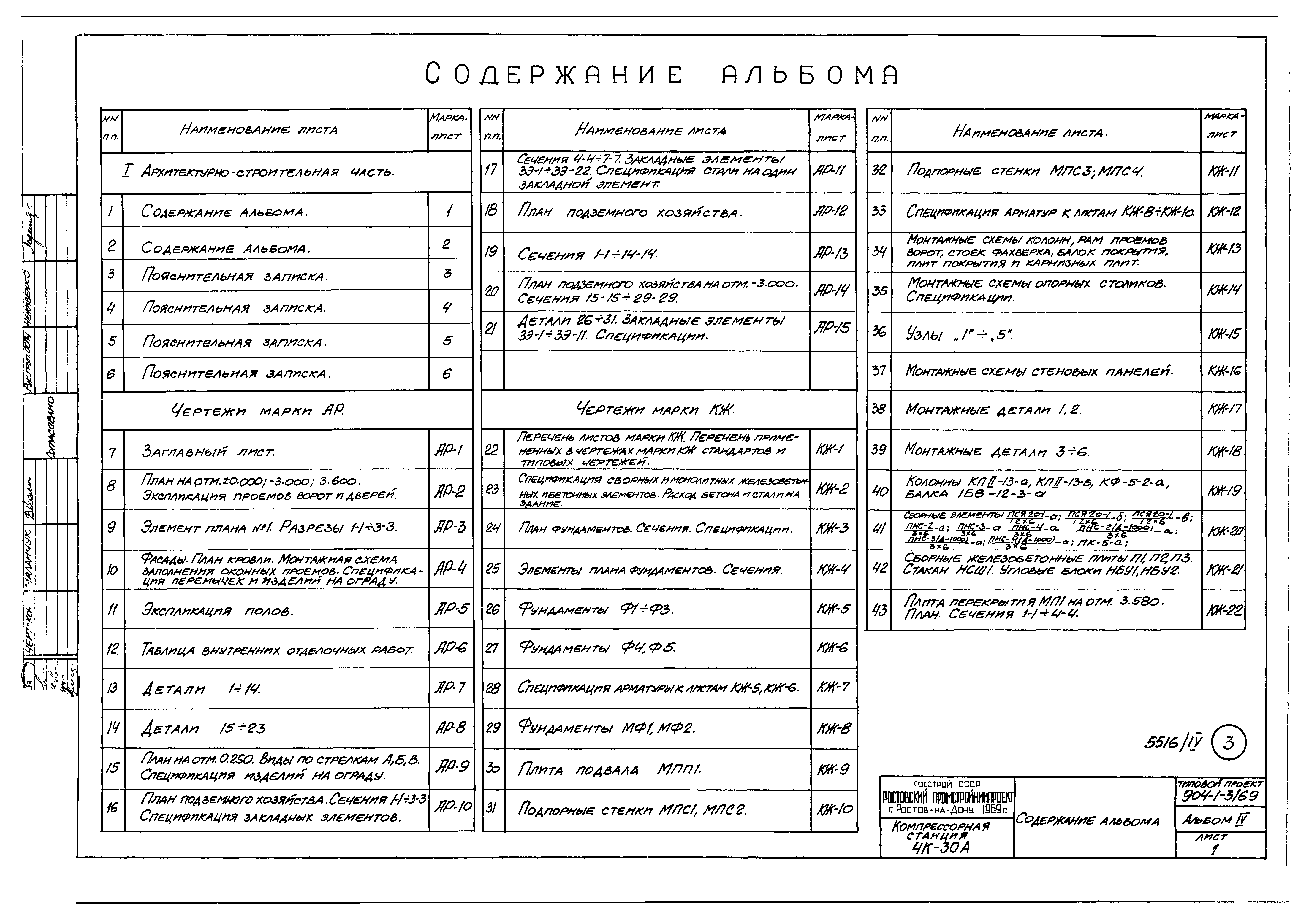 Типовой проект 904-1-3/69