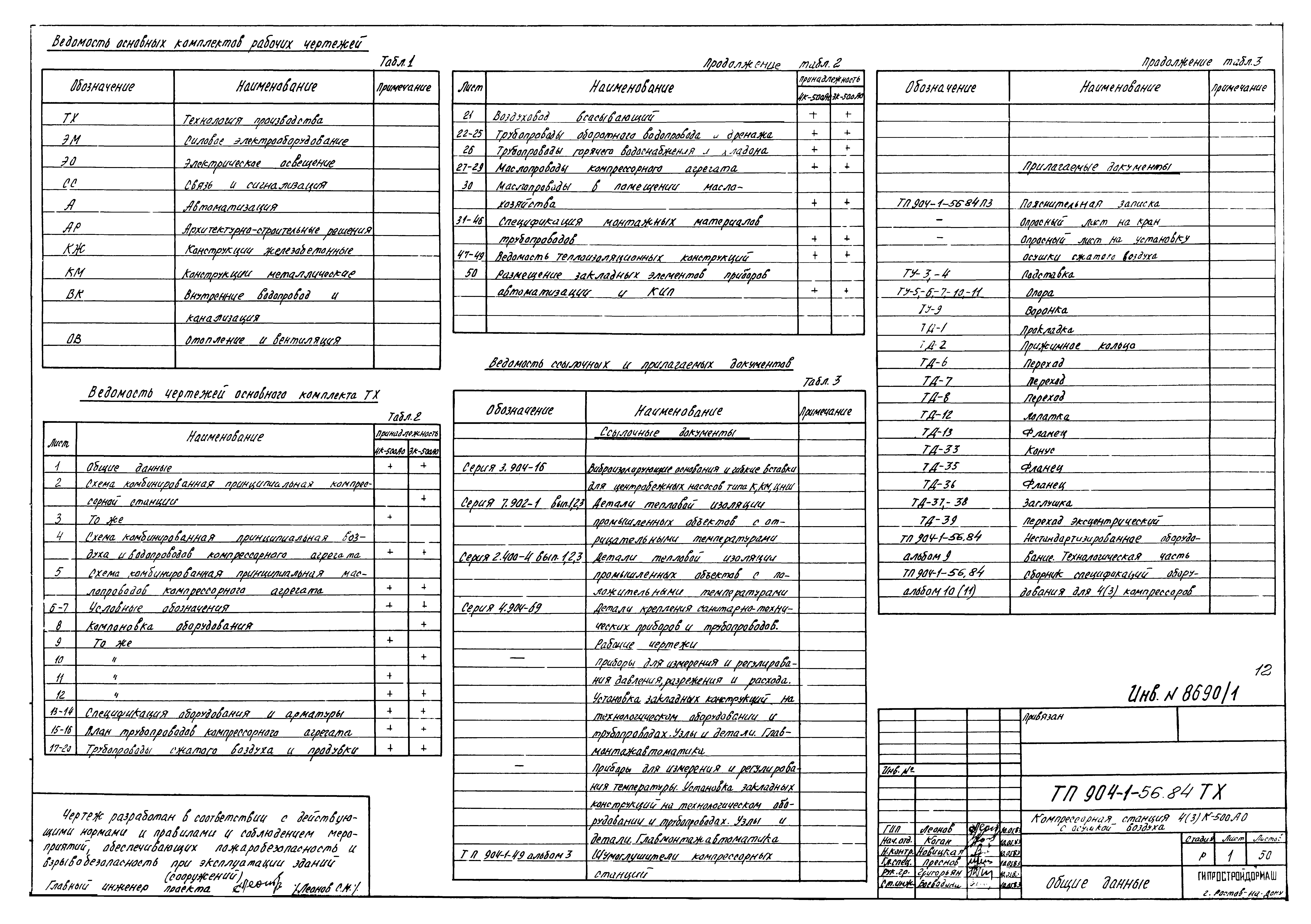 Типовой проект 904-1-56.84