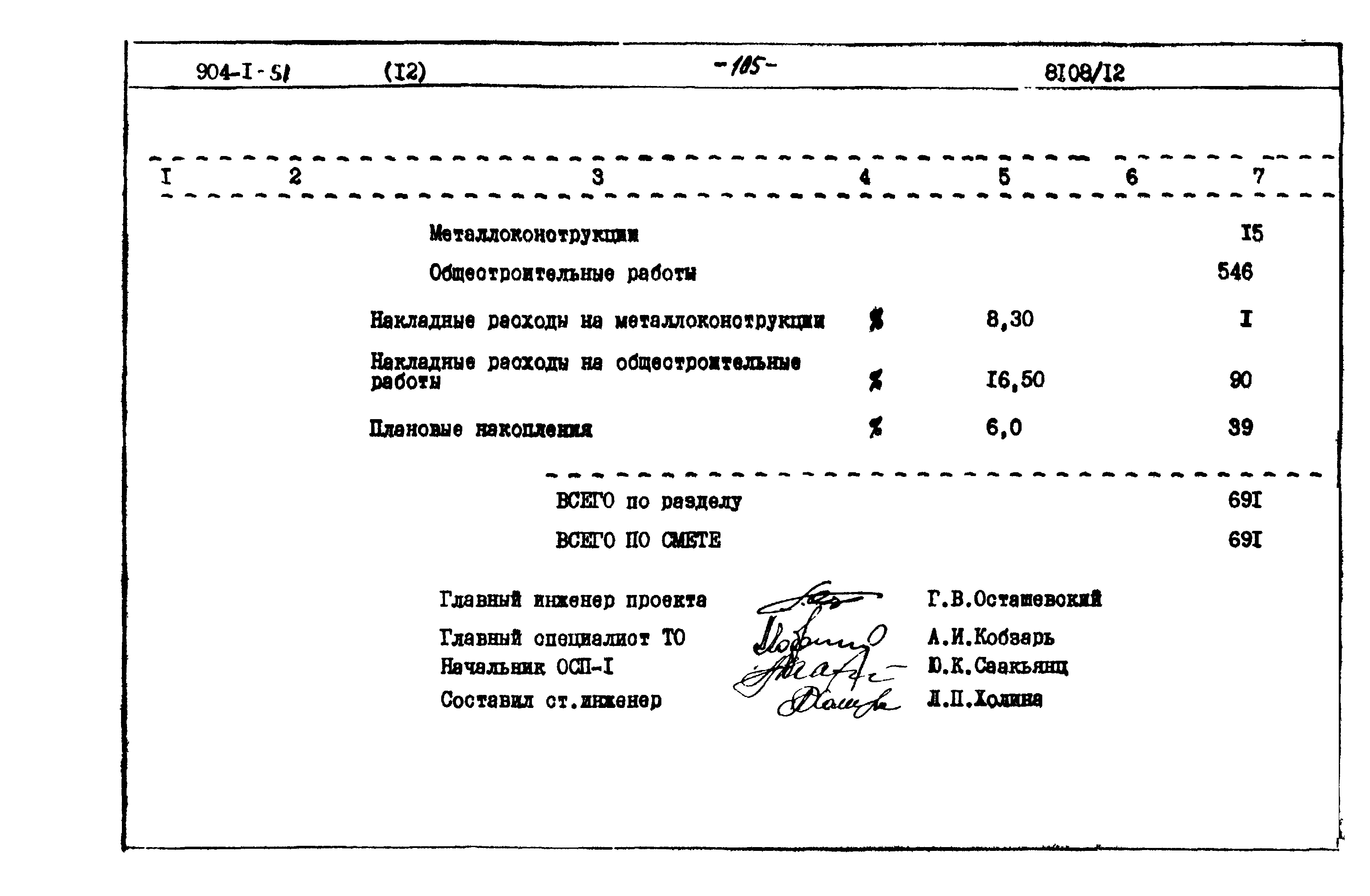 Типовой проект 904-1-51