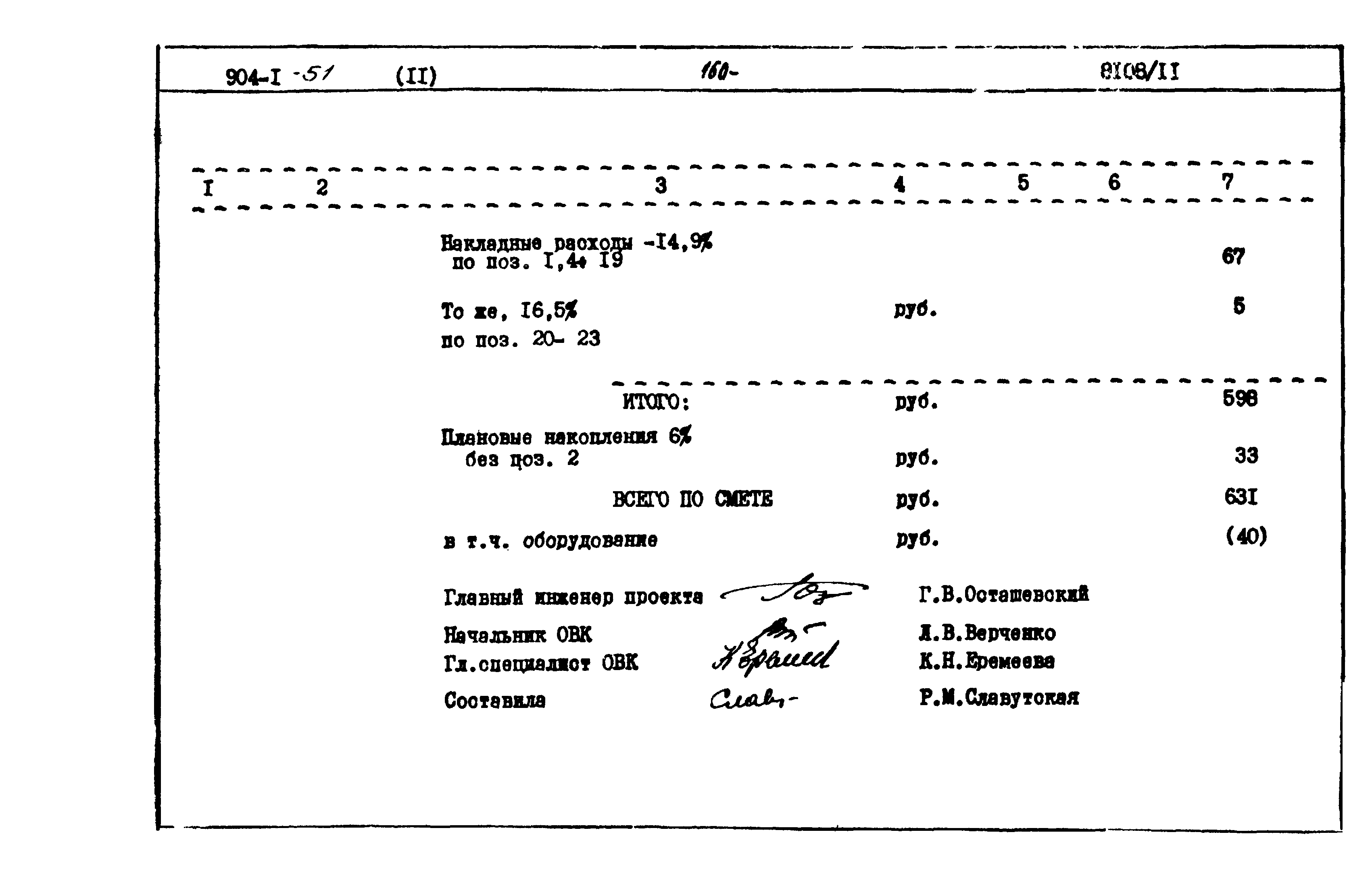 Типовой проект 904-1-51