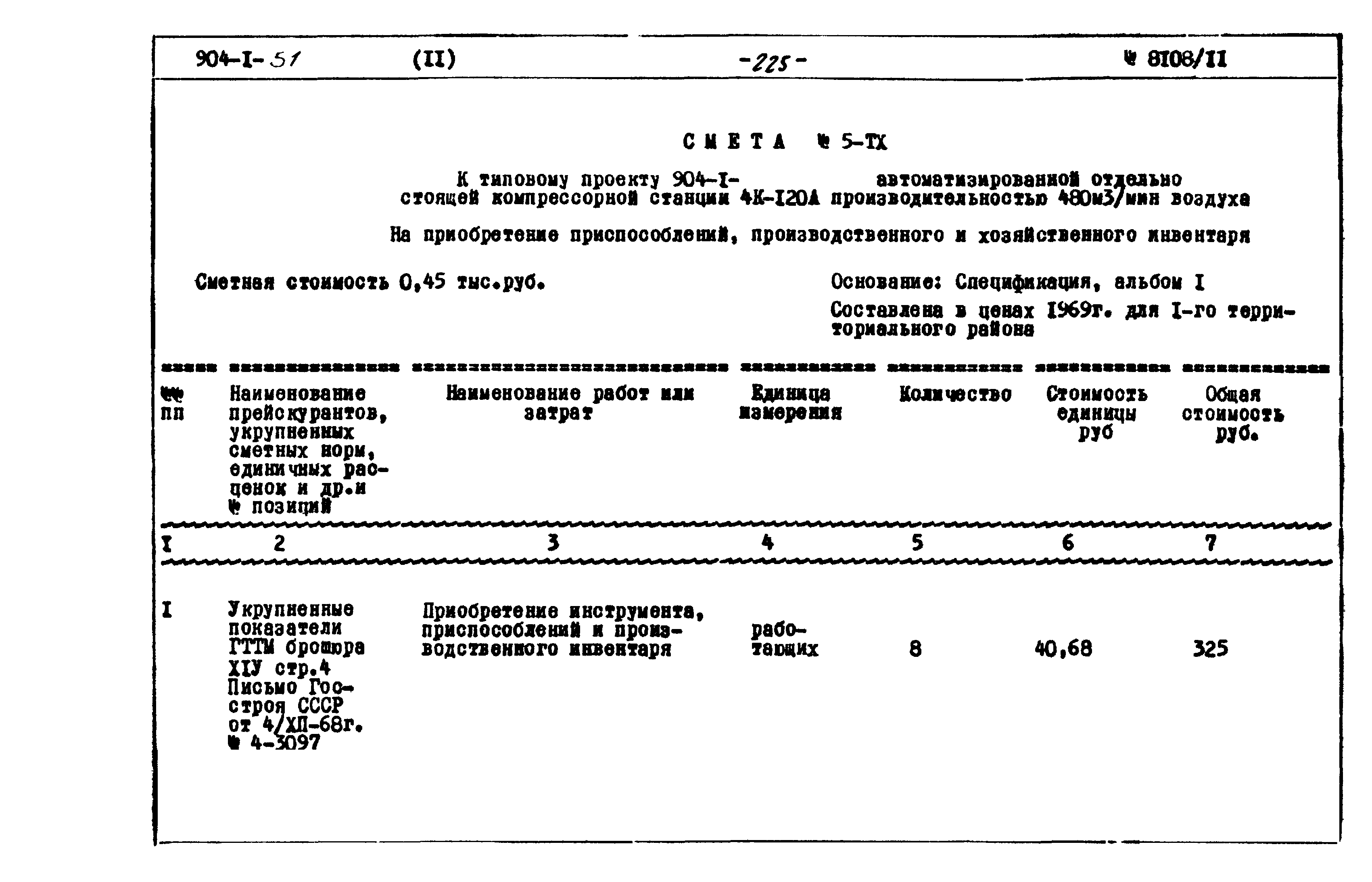 Типовой проект 904-1-51