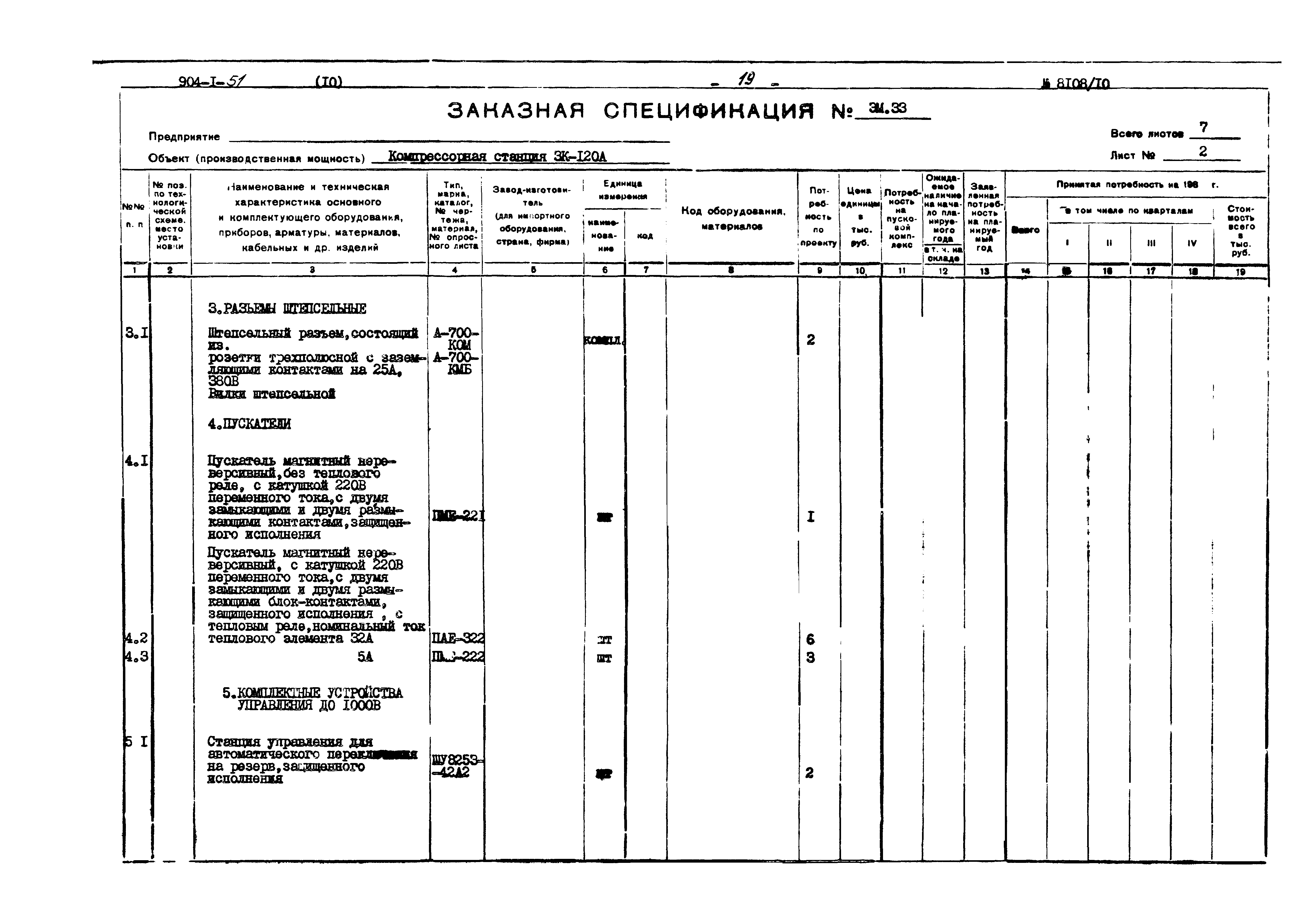 Типовой проект 904-1-51