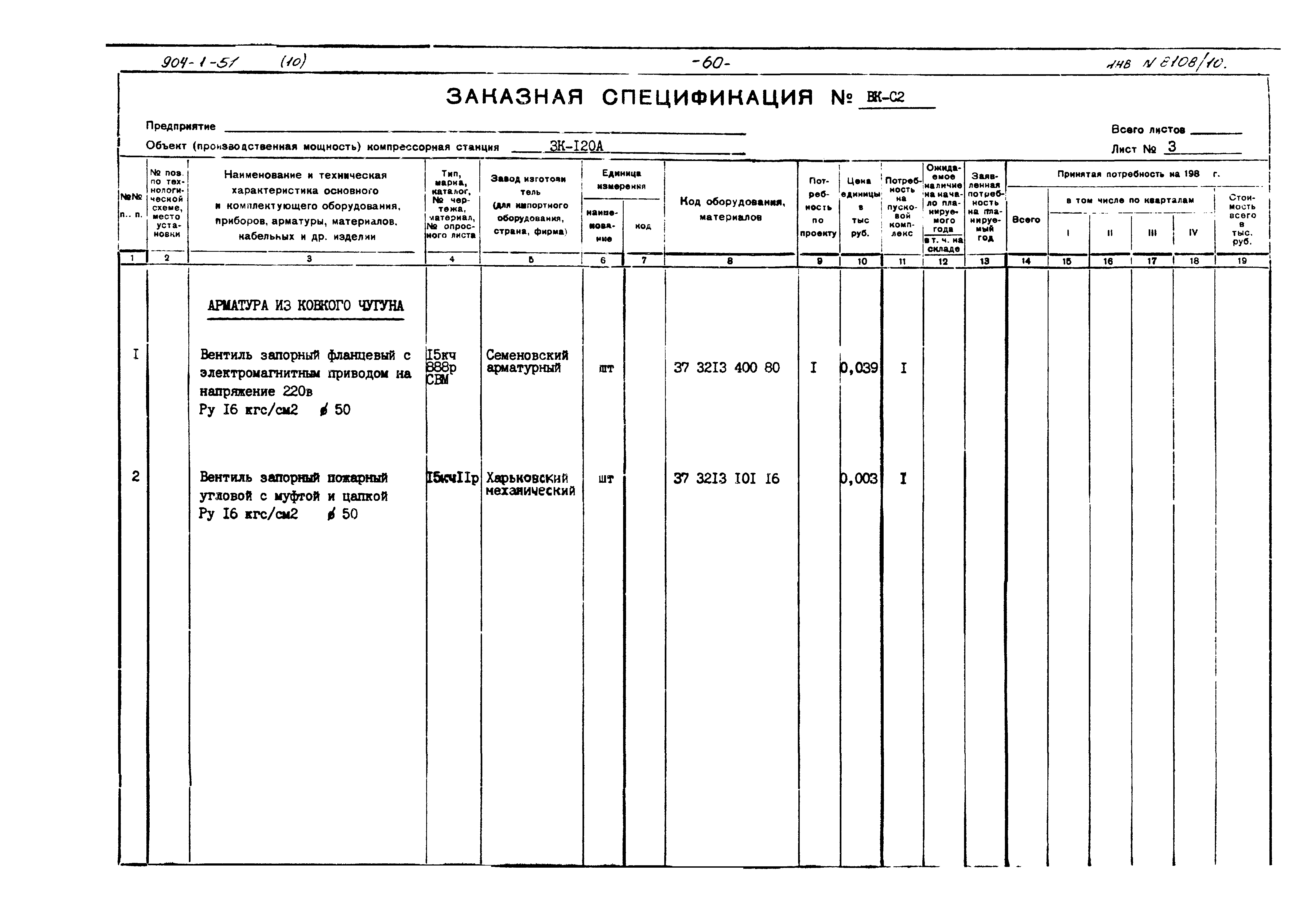 Типовой проект 904-1-51