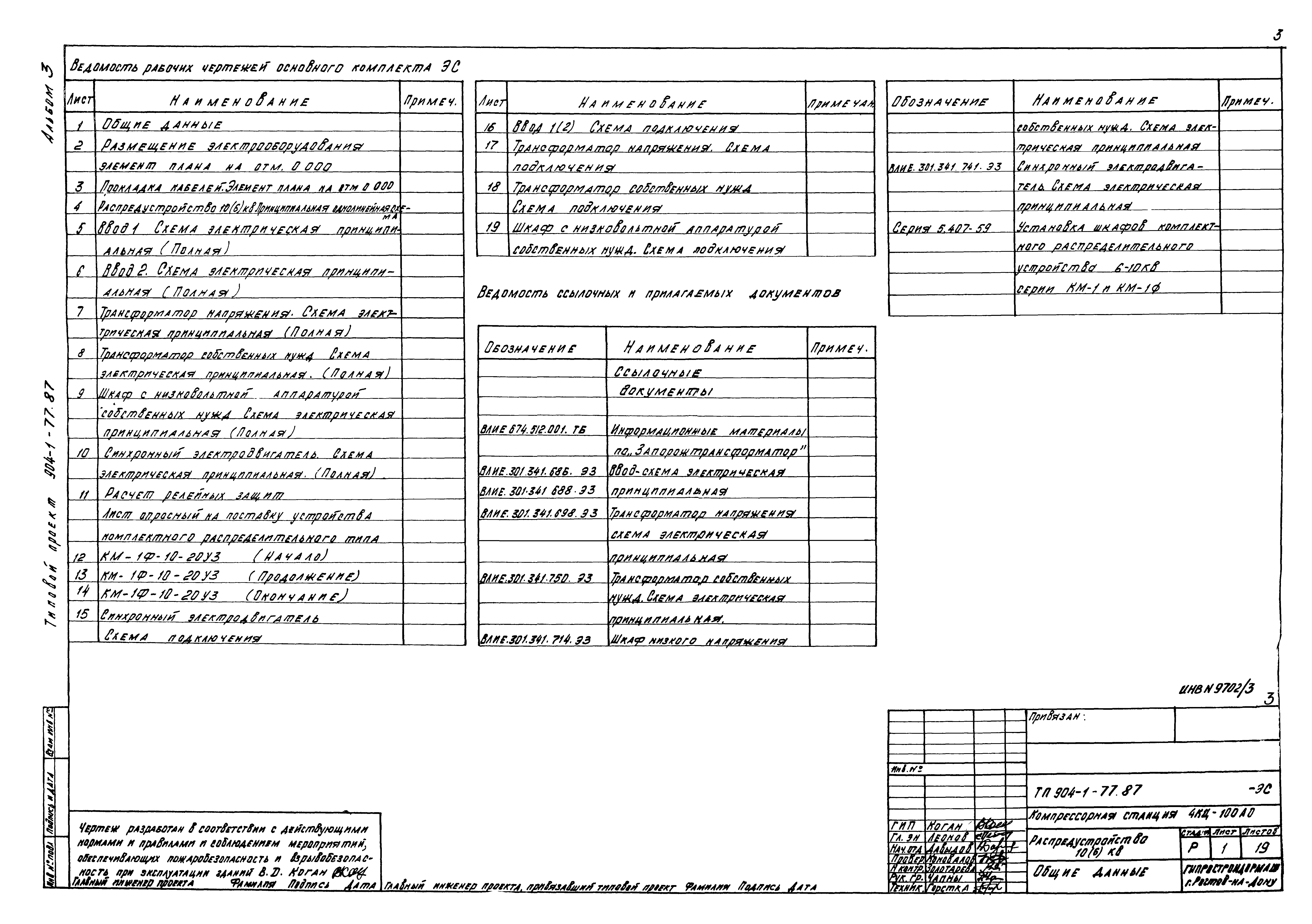 Типовой проект 904-1-77.87