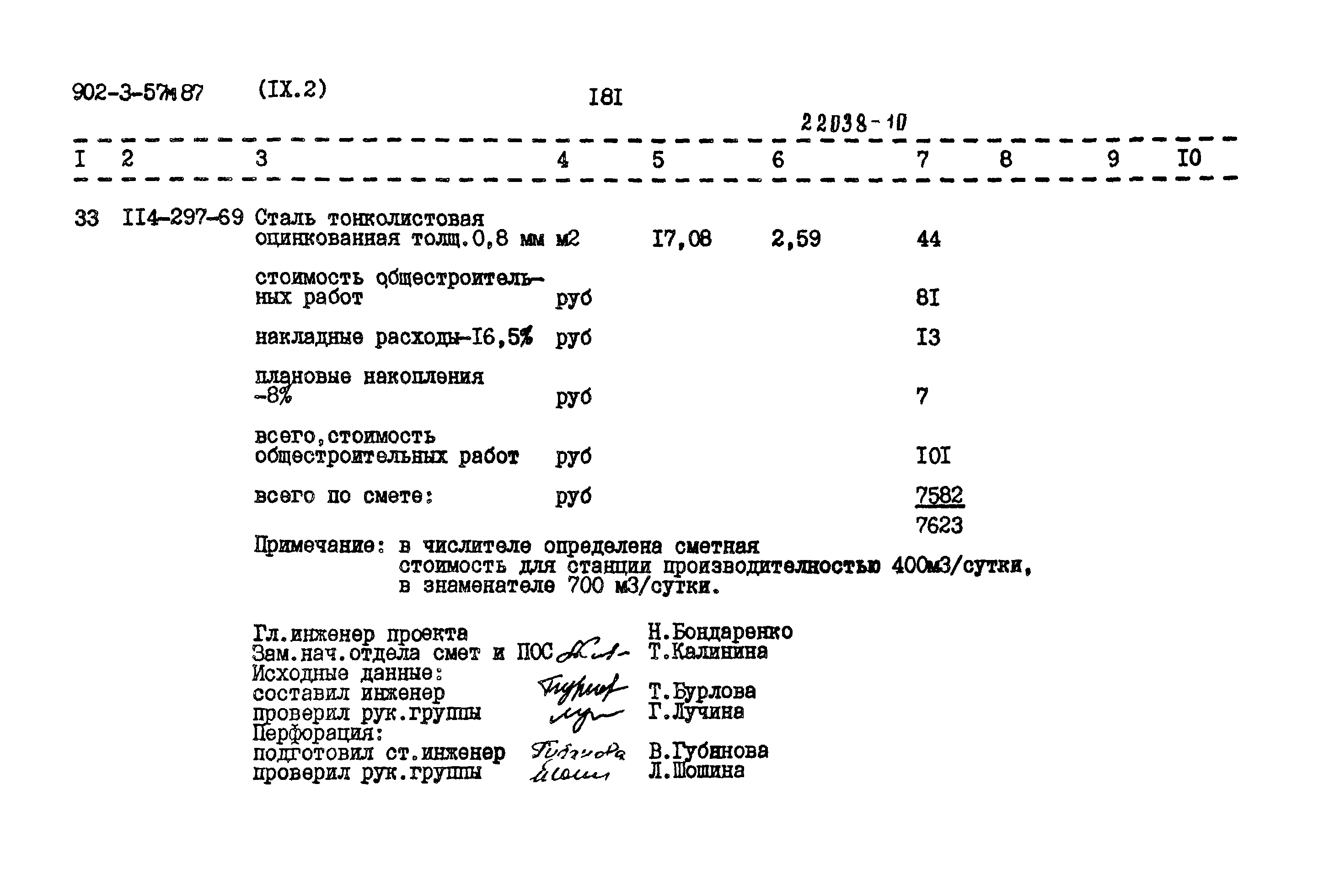 Типовой проект 902-3-57м.87