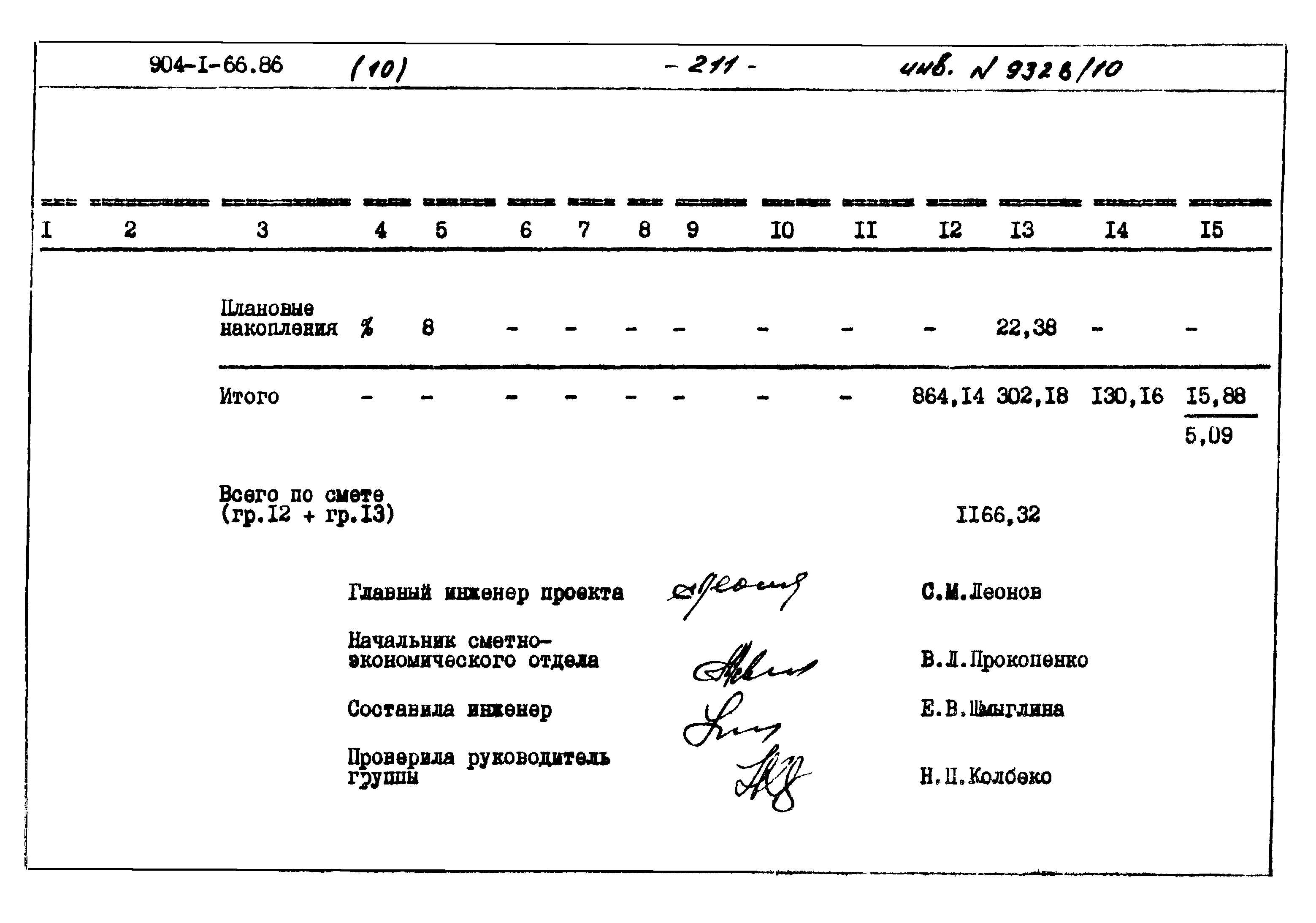 Типовой проект 904-1-66.86