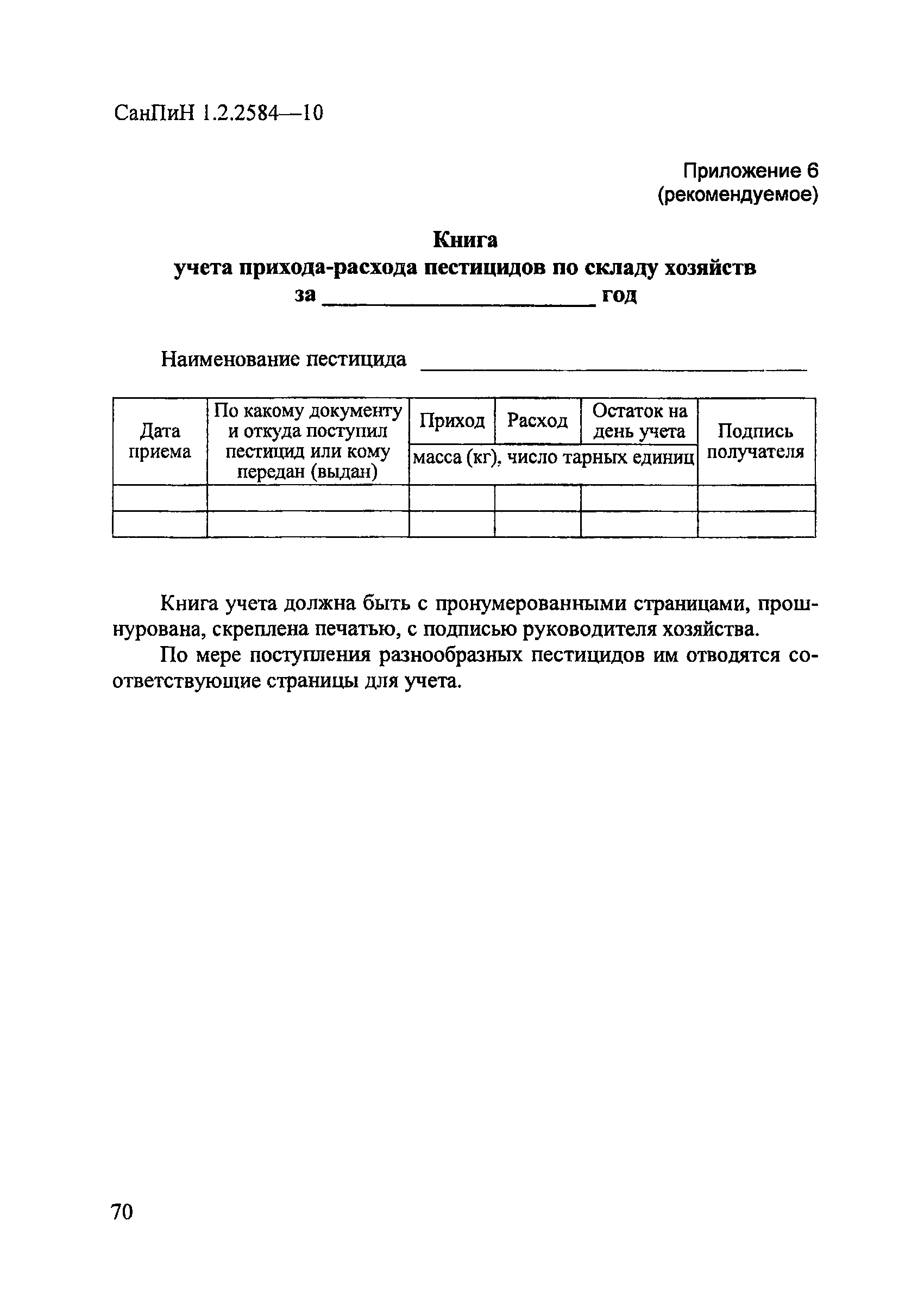 СанПиН 1.2.2584-10