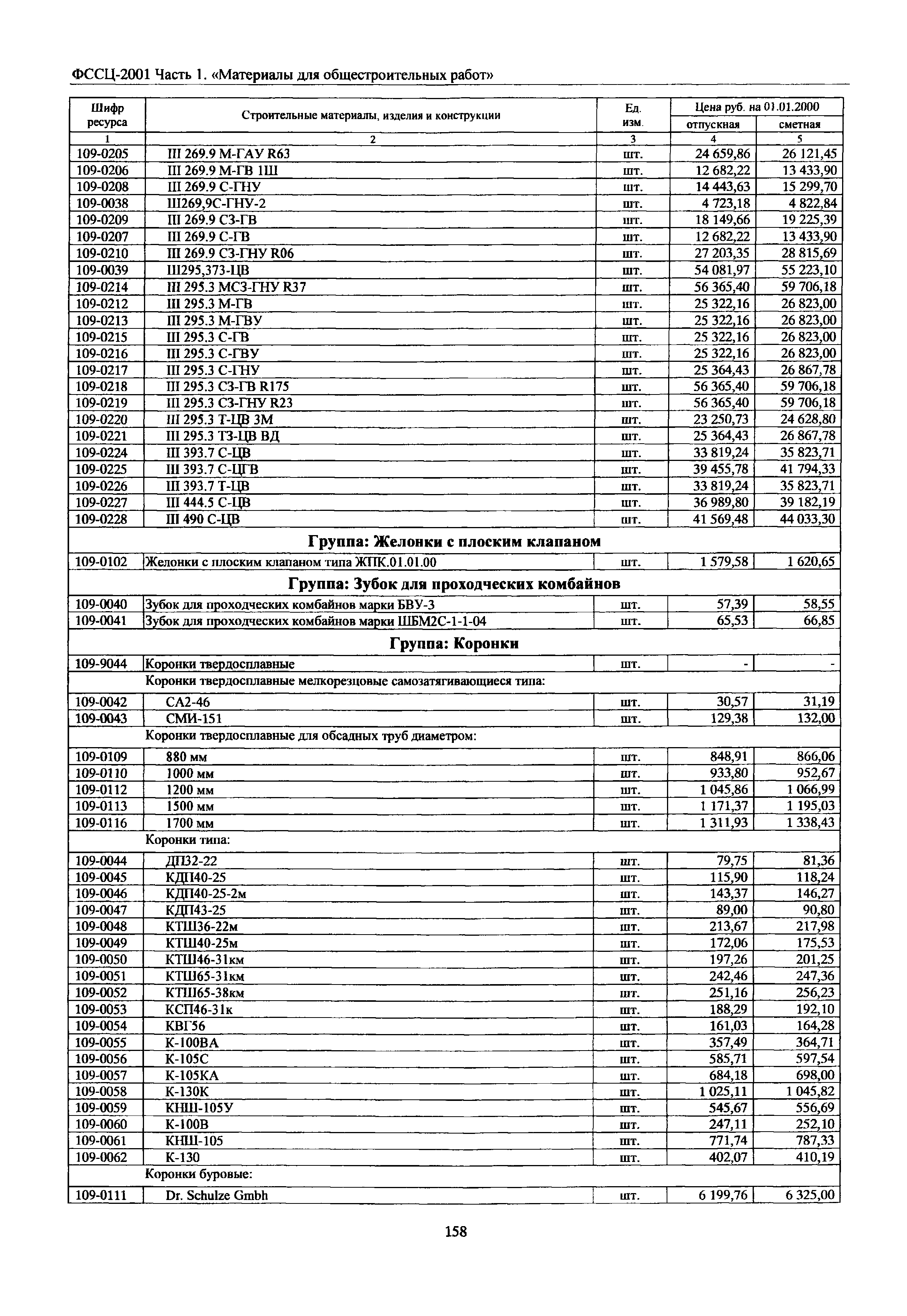 ФССЦ 01-2001