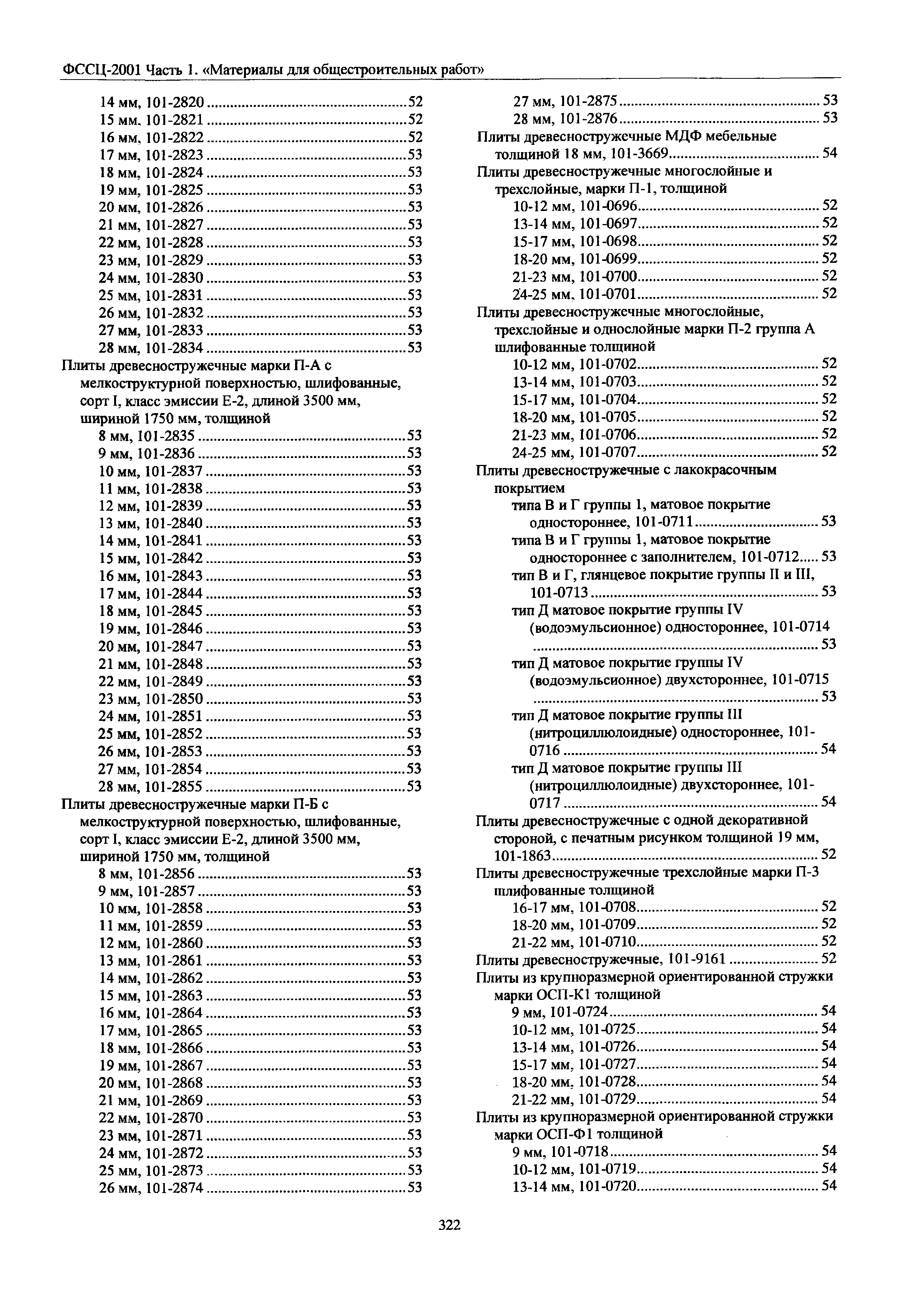 ФССЦ 01-2001
