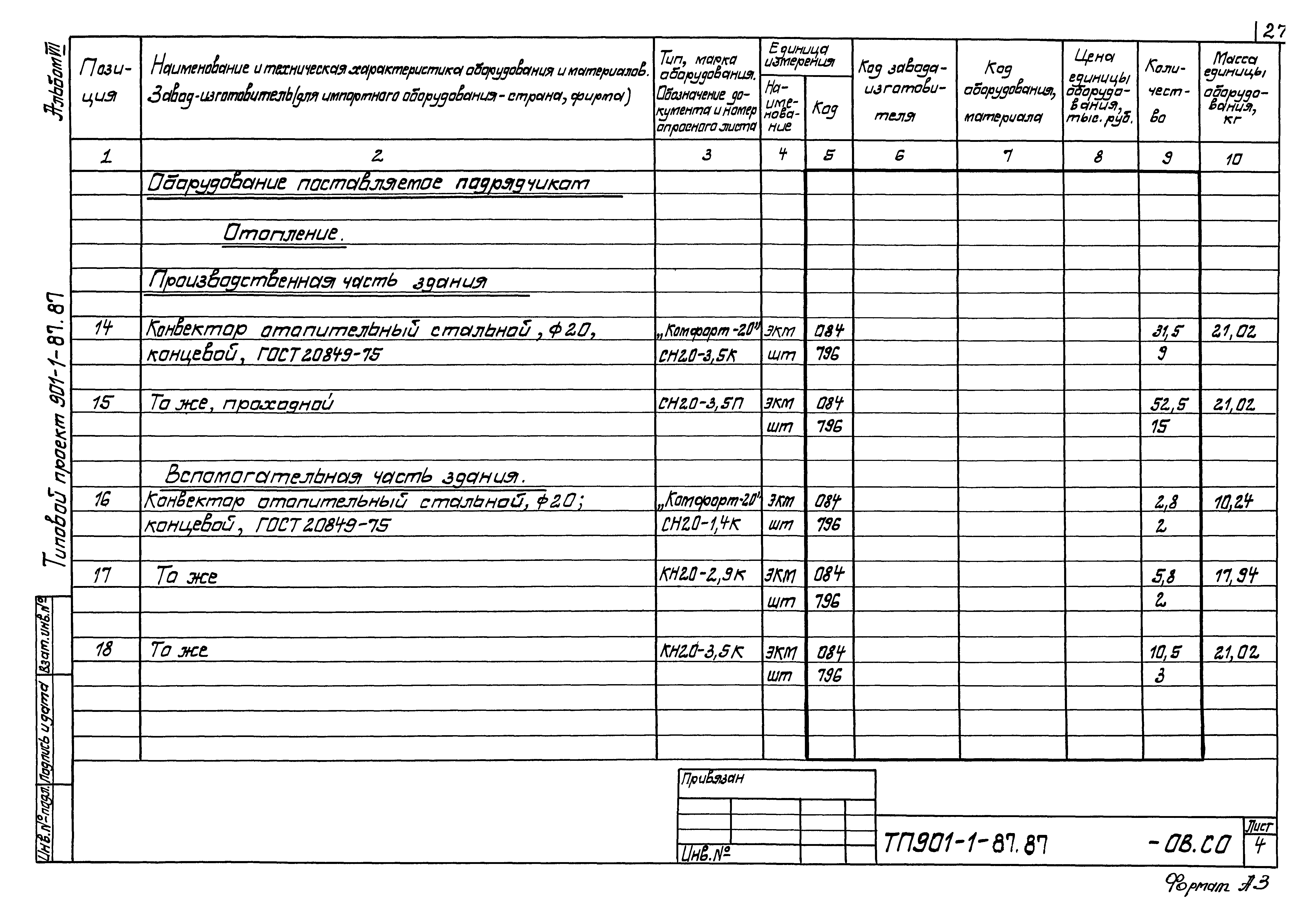 Типовой проект 901-1-87.87
