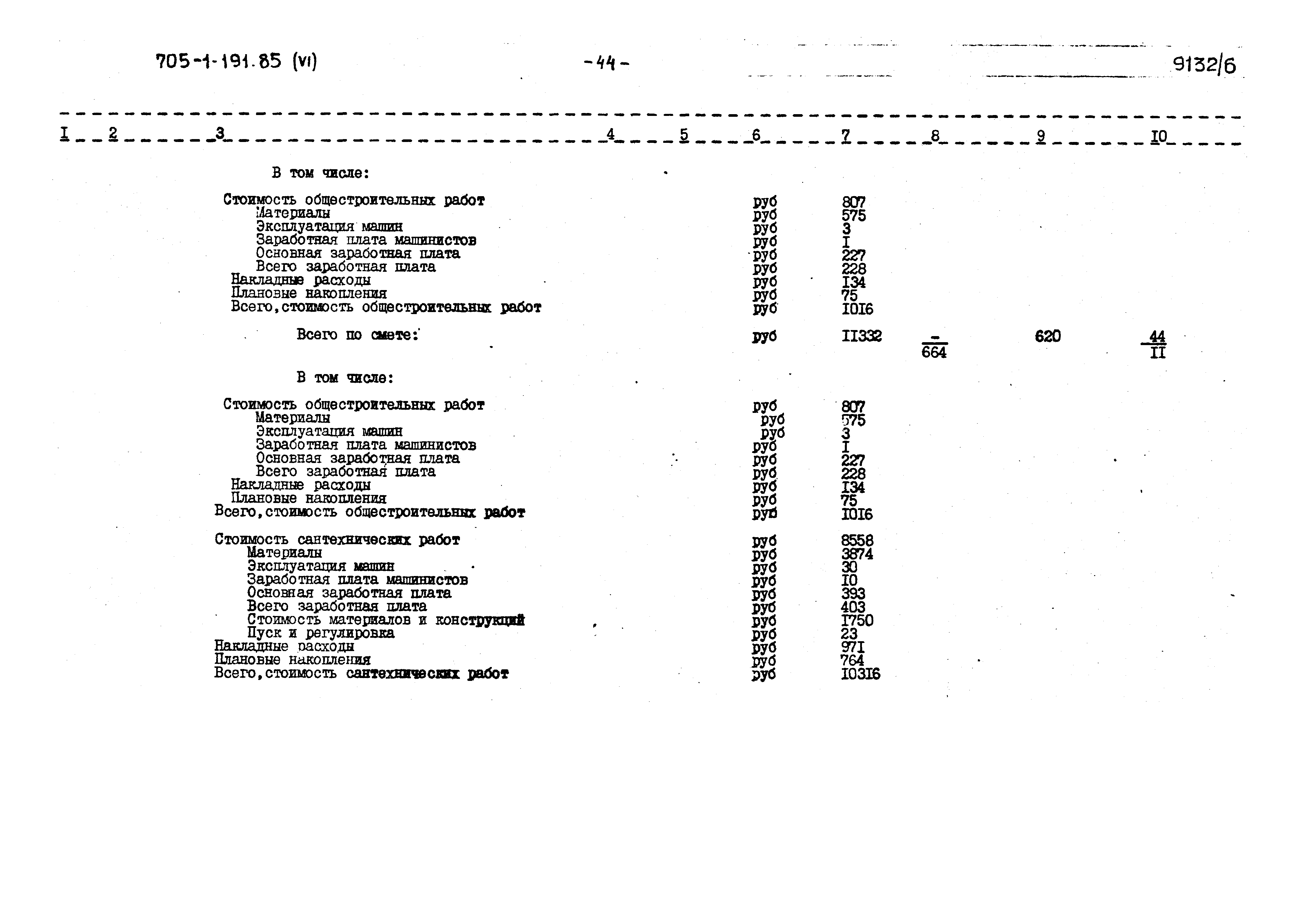 Типовой проект 705-1-191.85