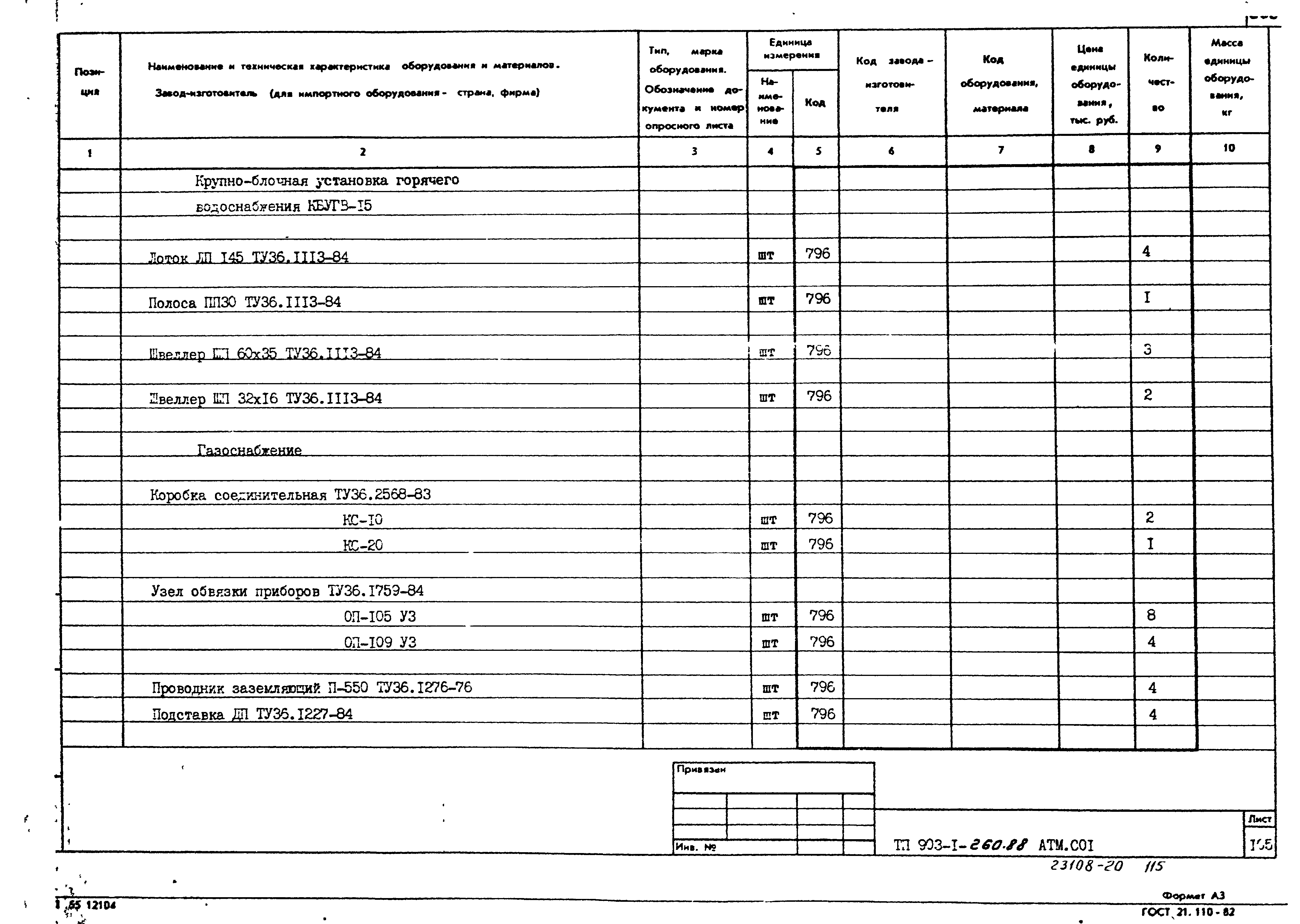Типовой проект 903-1-260.88