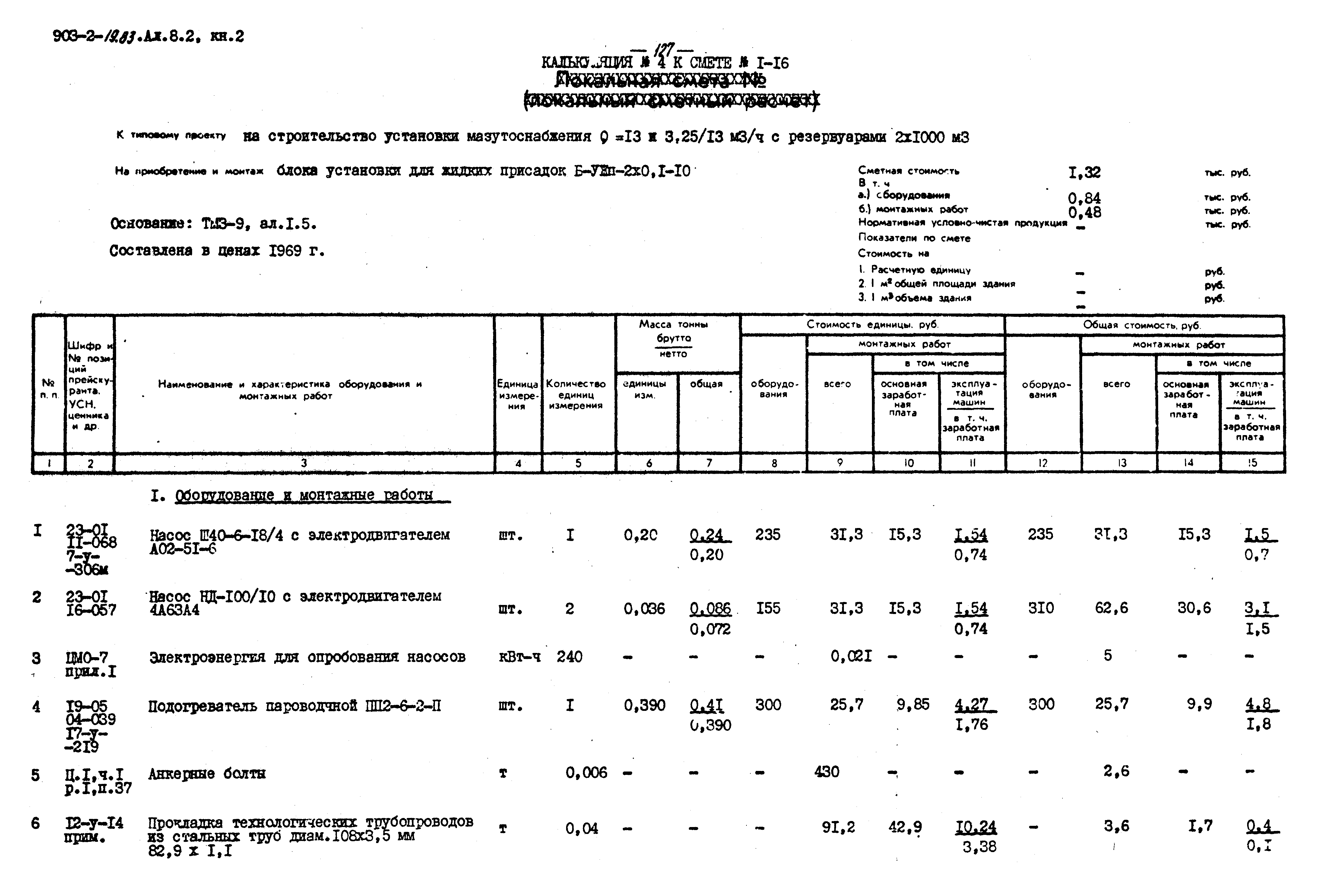 Типовой проект 903-2-19.83
