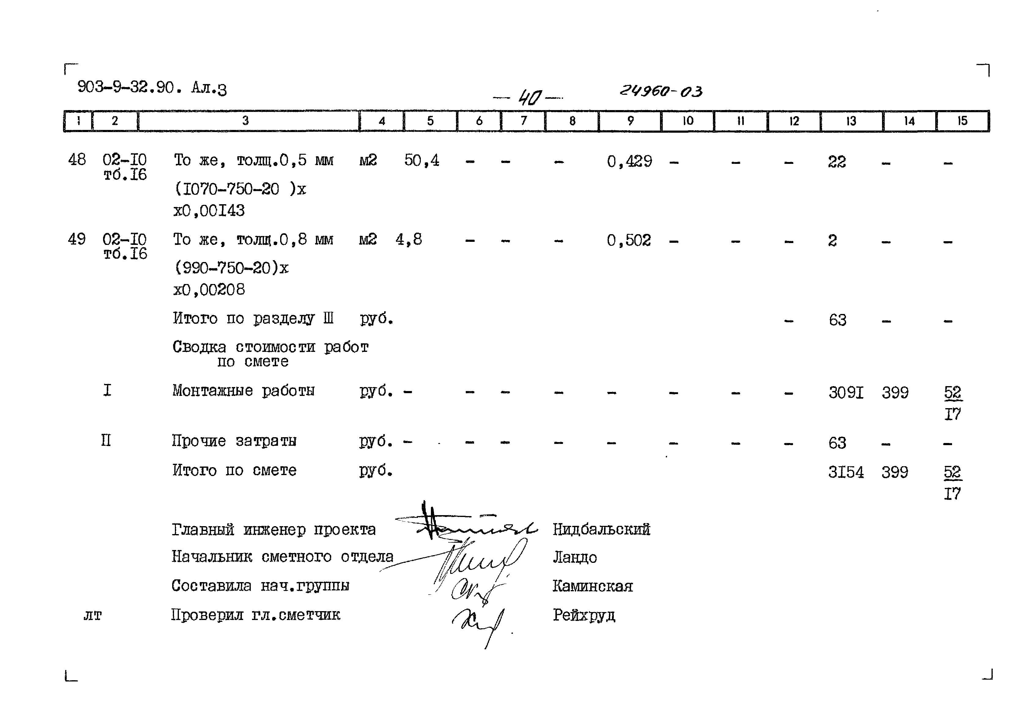 Типовой проект 903-9-32.90