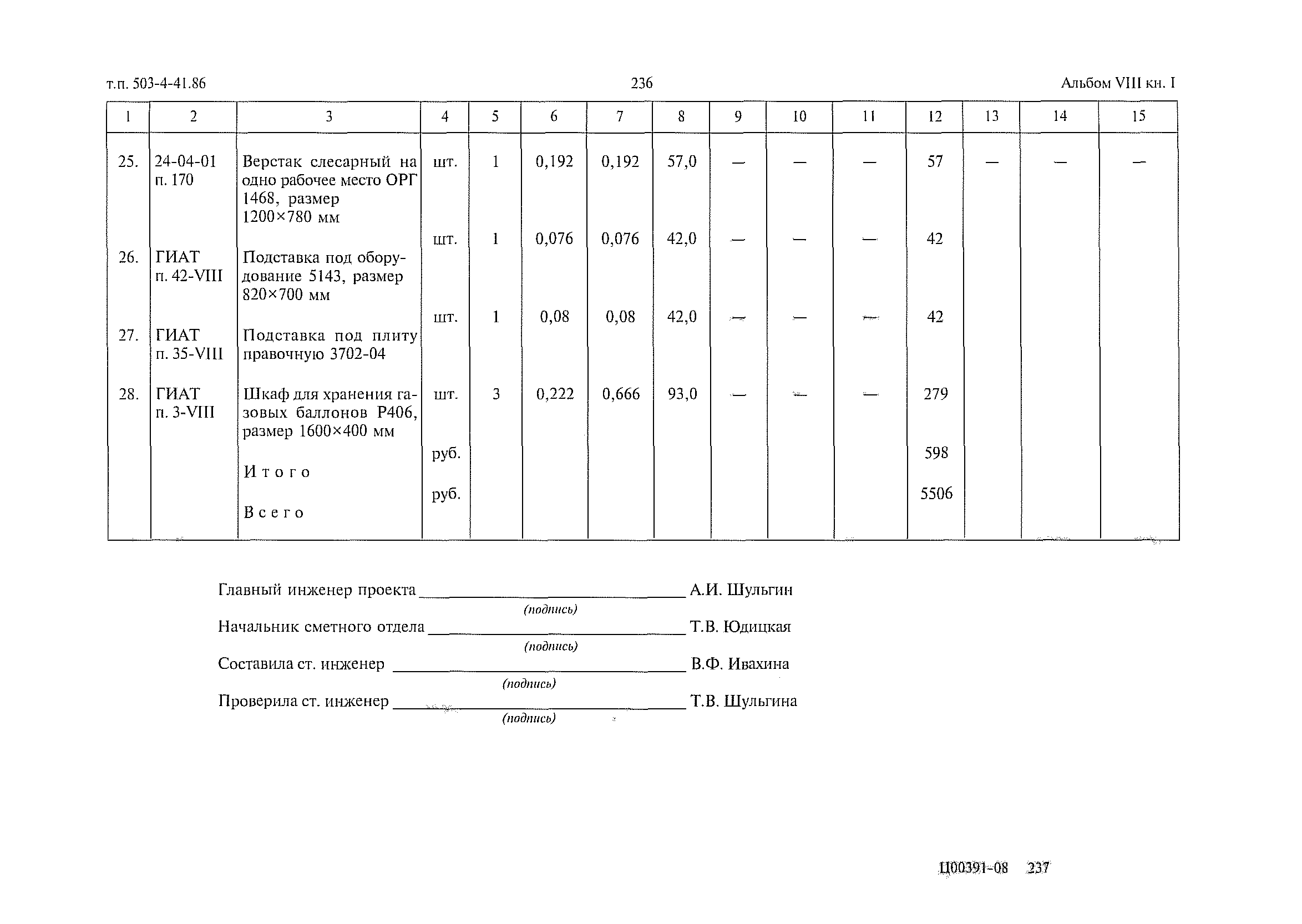 Типовой проект 503-4-41.86