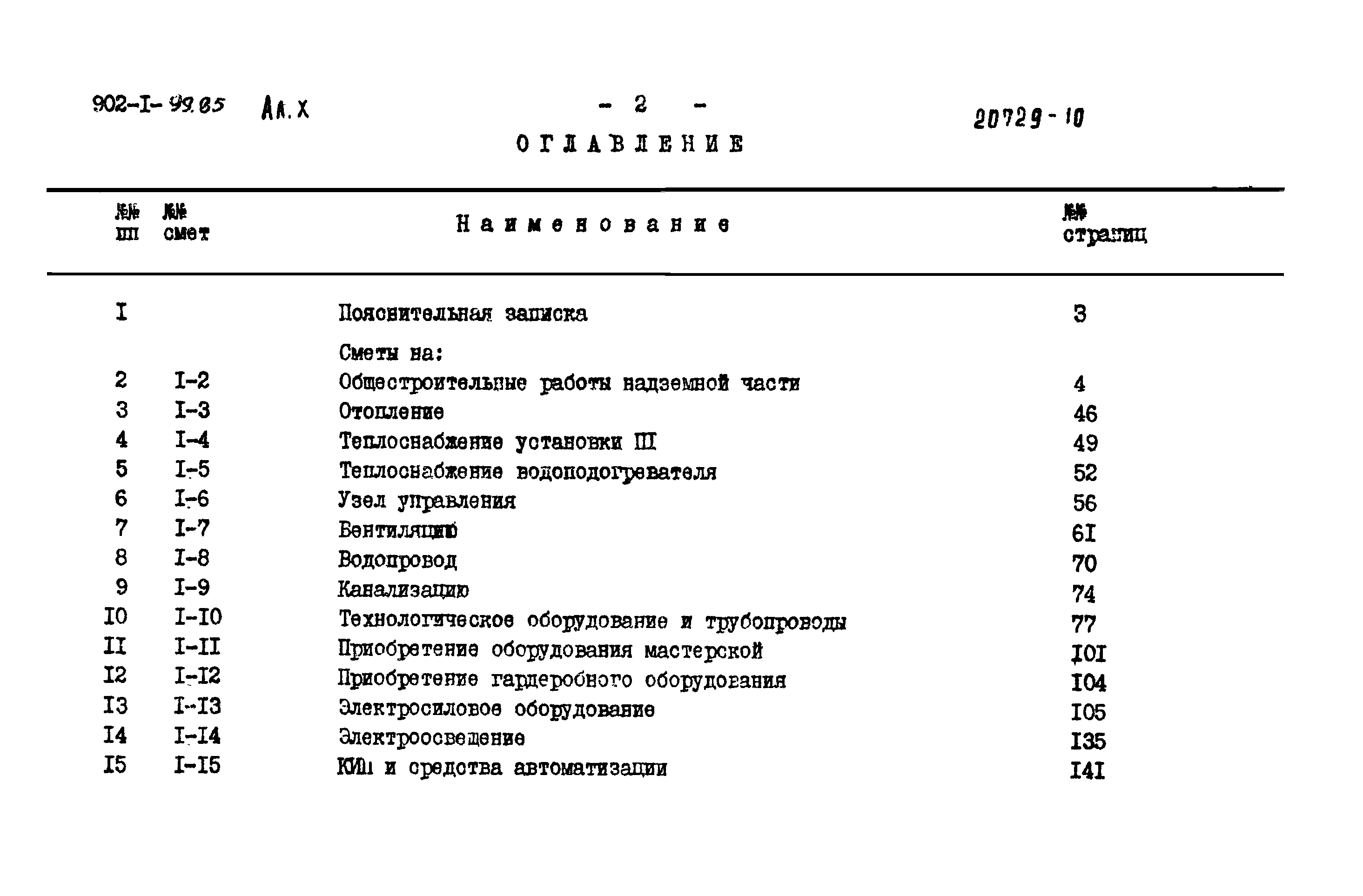 Типовой проект 902-1-100.85