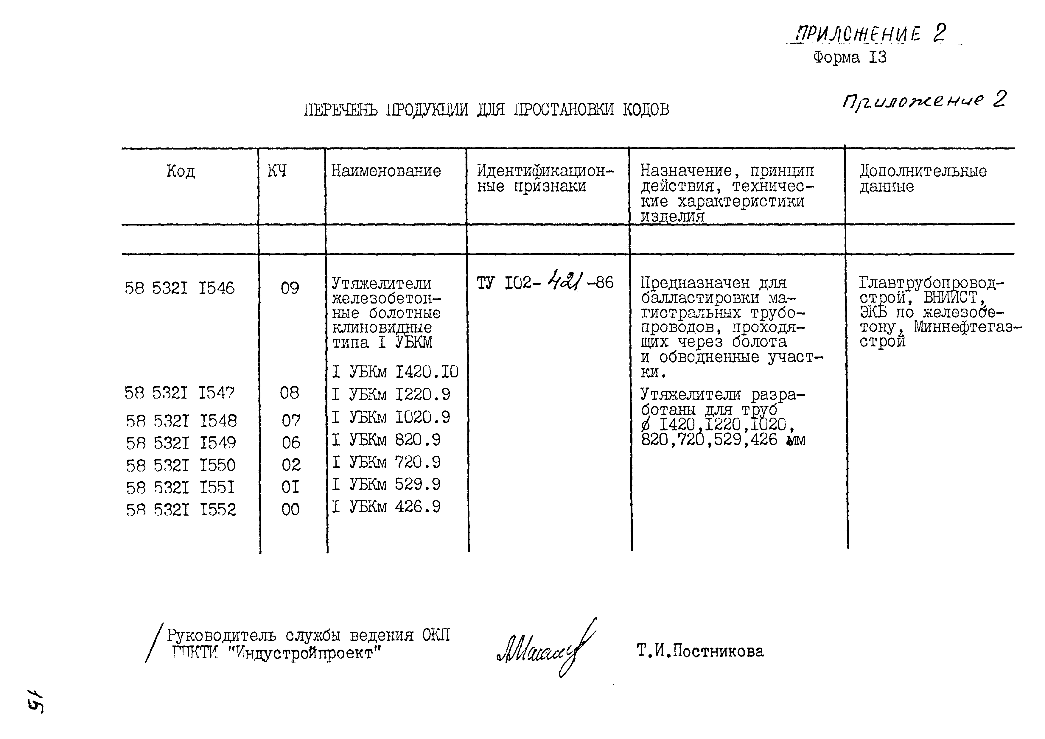 ТУ 102-421-86