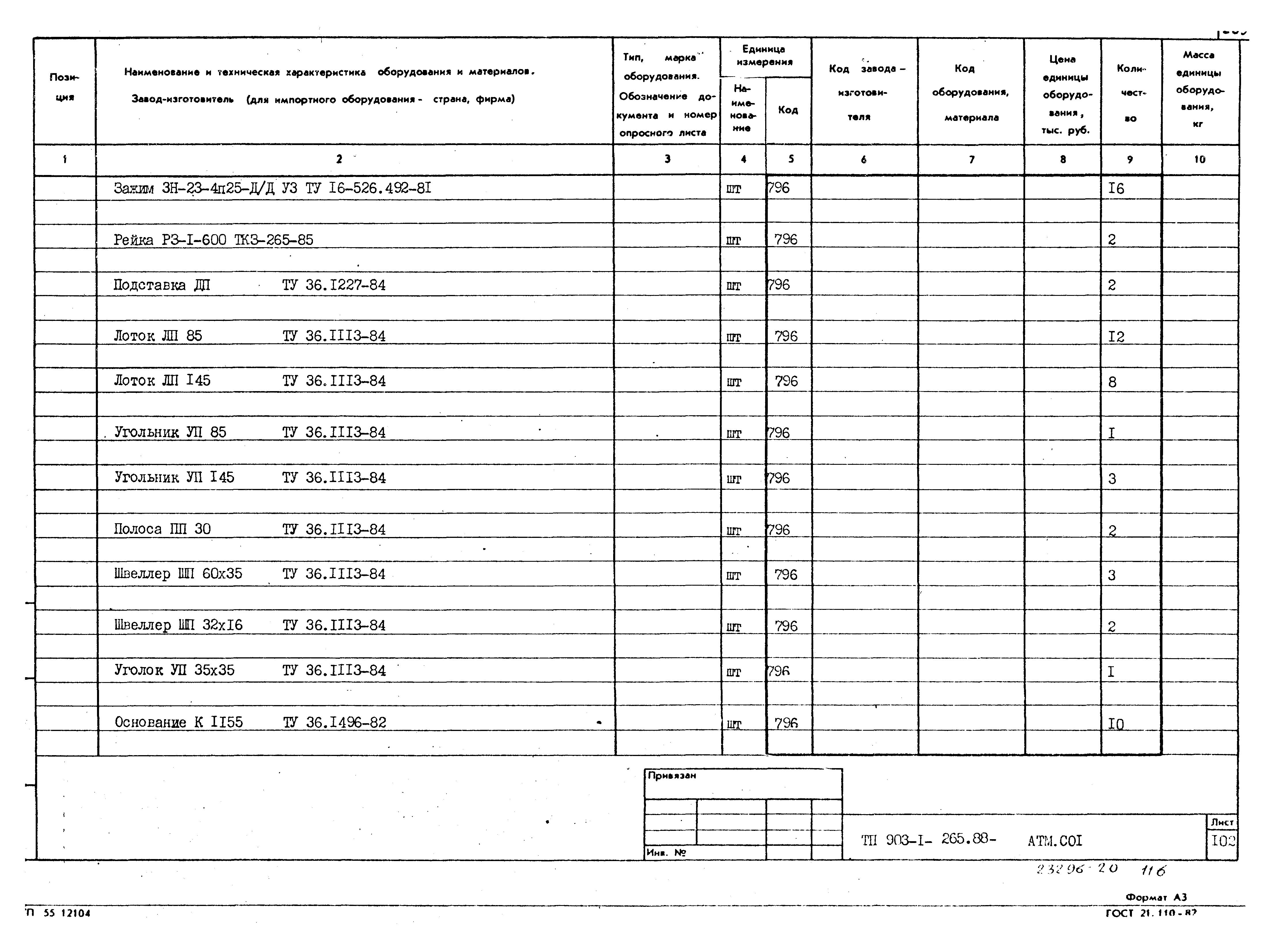 Типовой проект 903-1-265.88