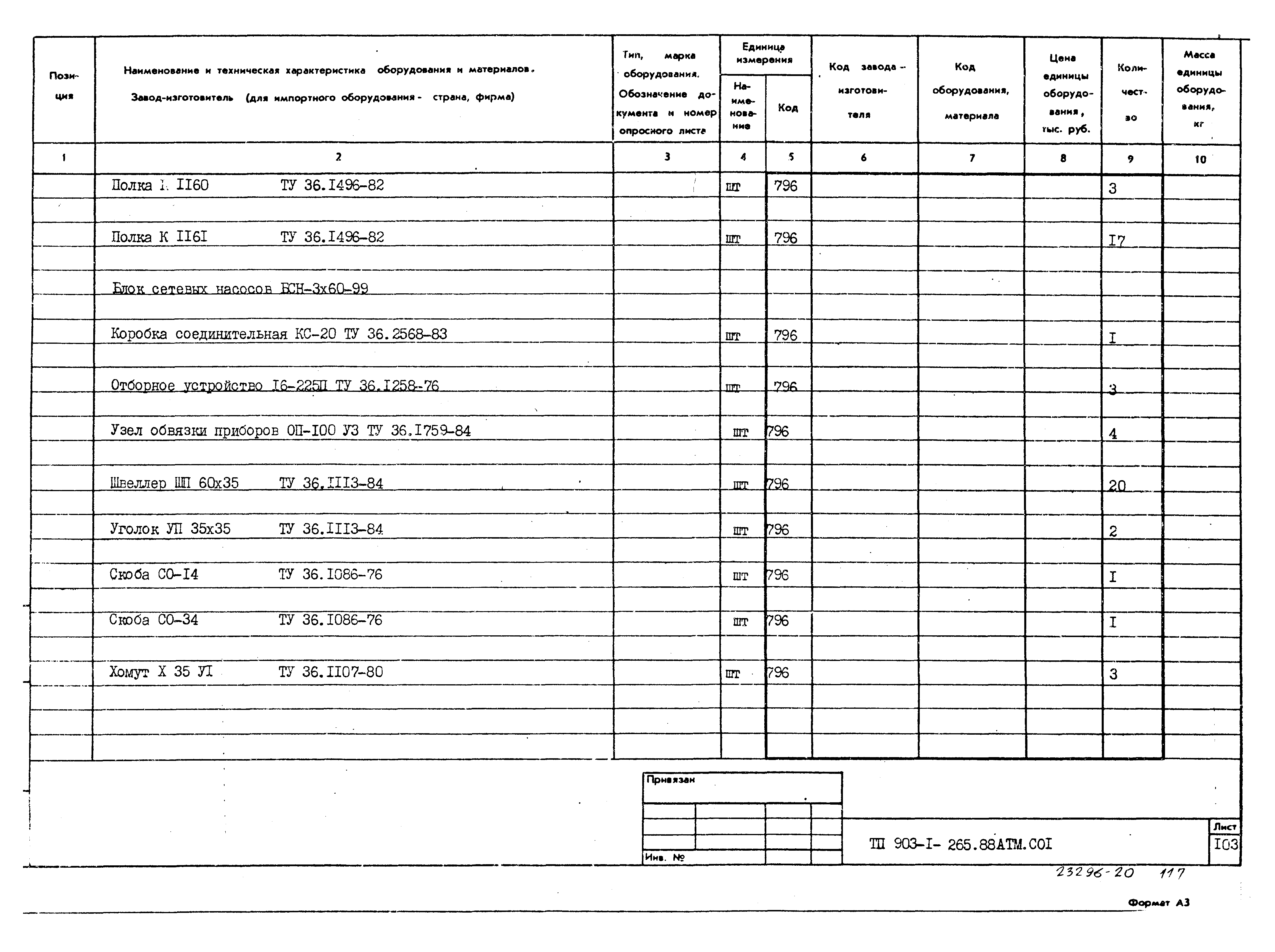 Типовой проект 903-1-265.88
