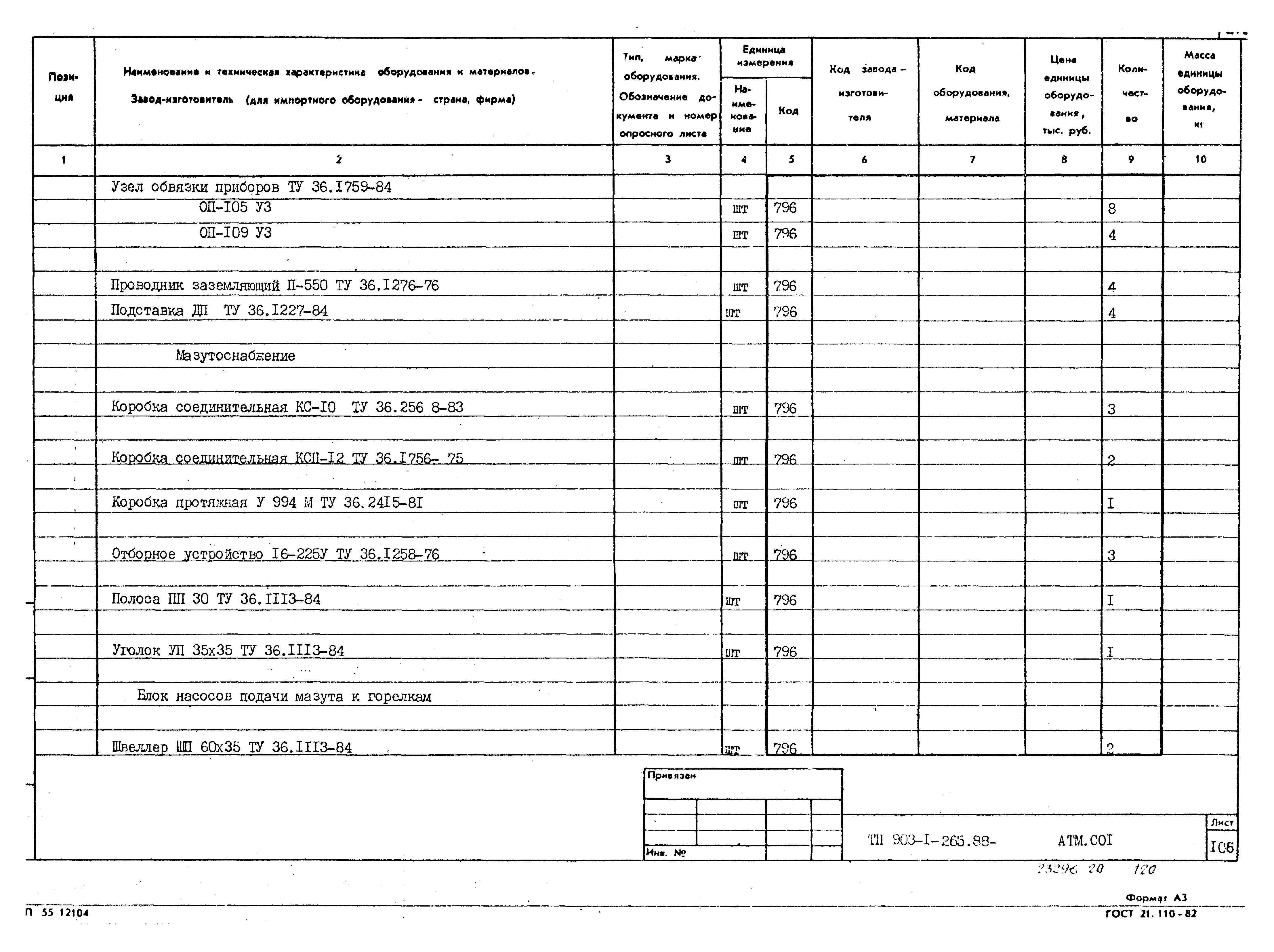 Типовой проект 903-1-265.88