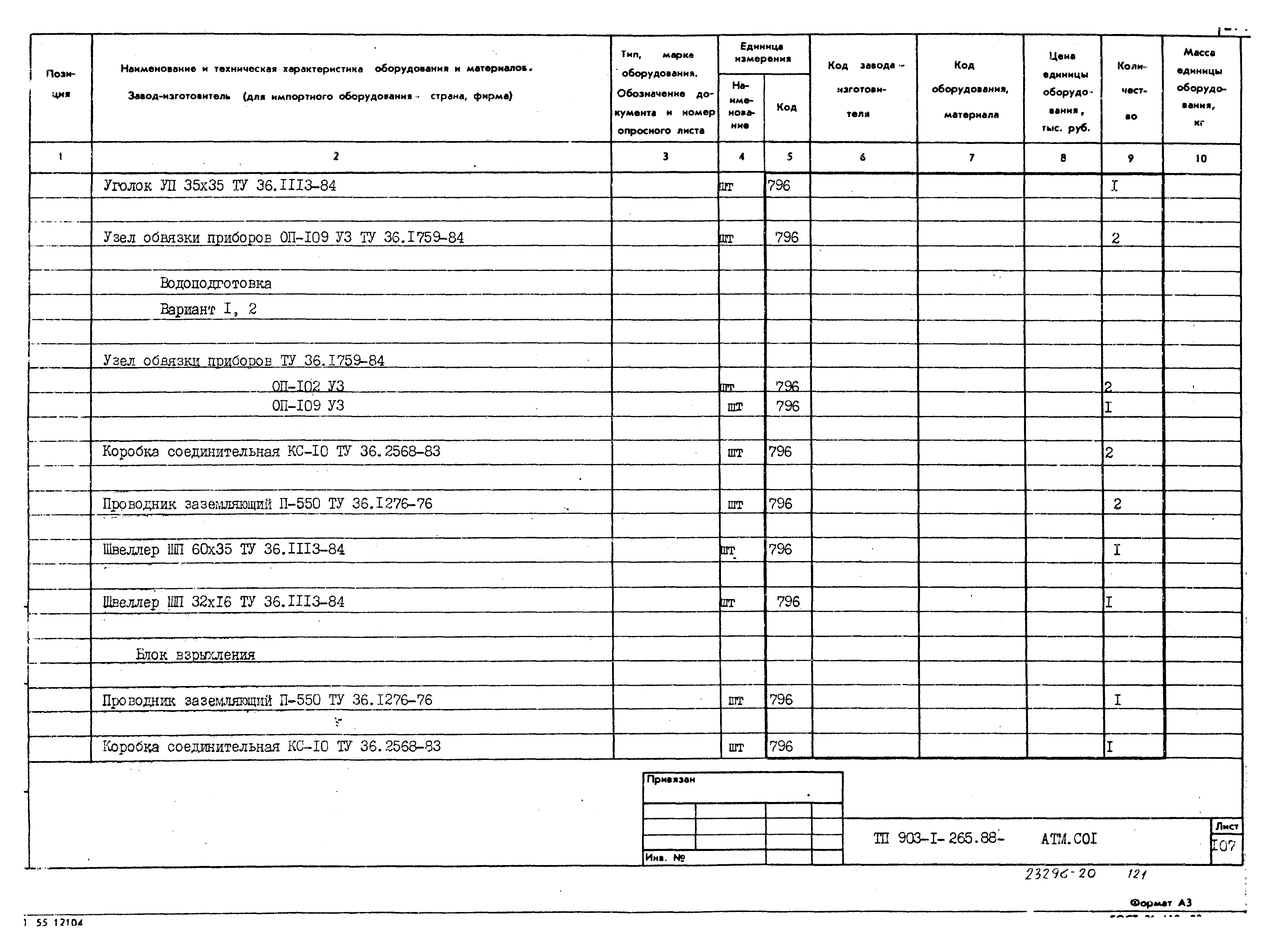 Типовой проект 903-1-265.88