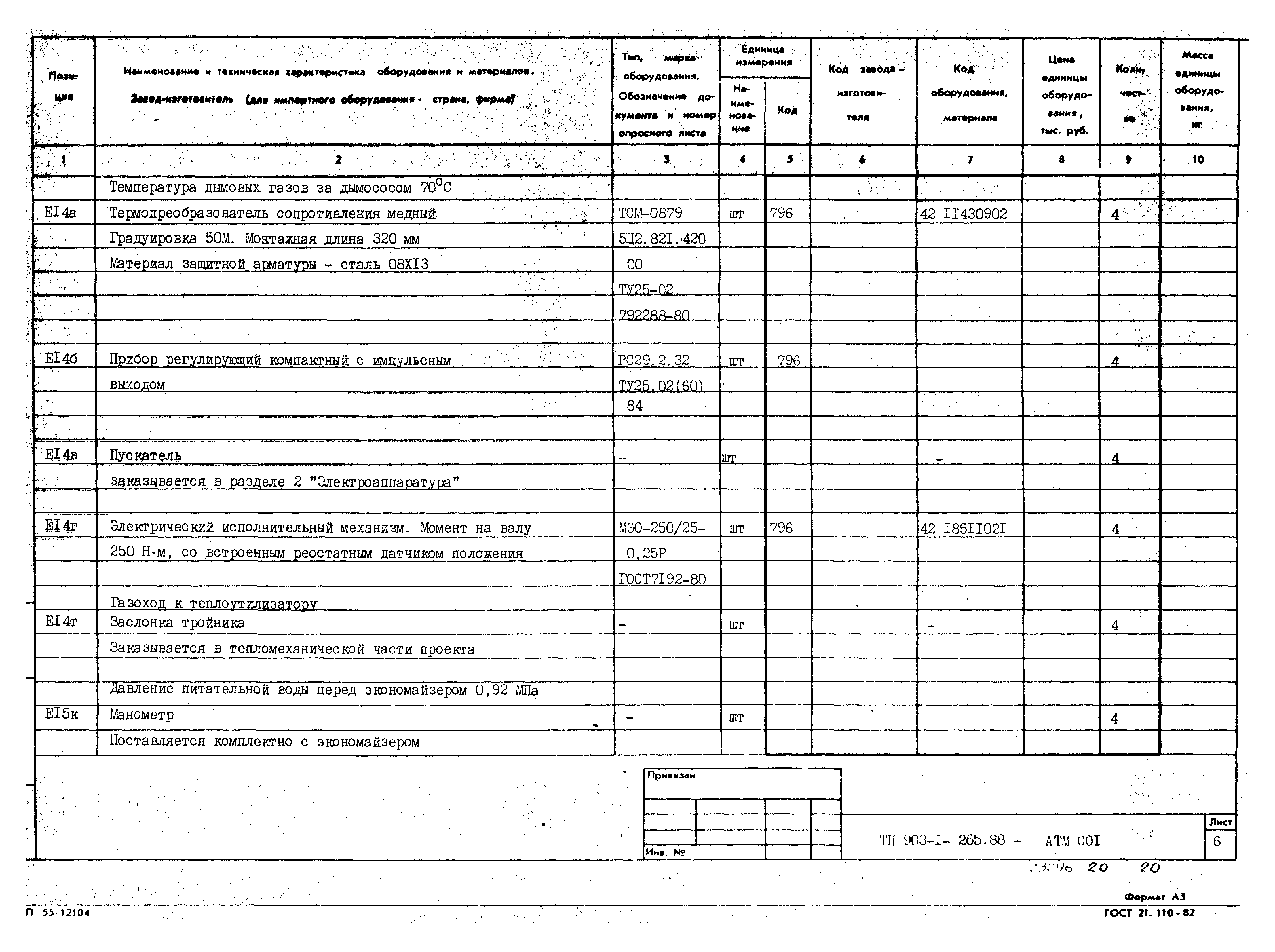 Типовой проект 903-1-265.88
