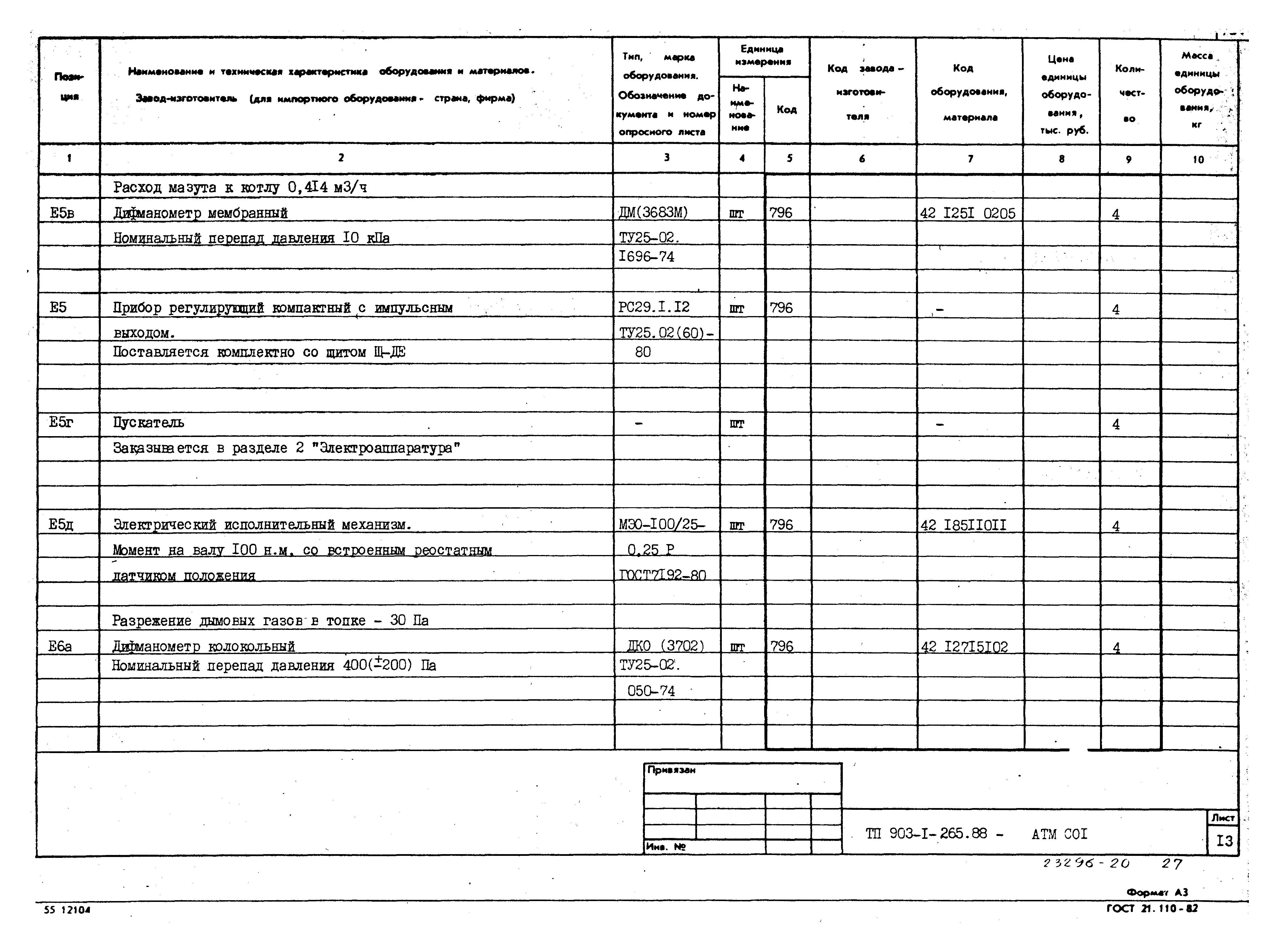 Типовой проект 903-1-265.88