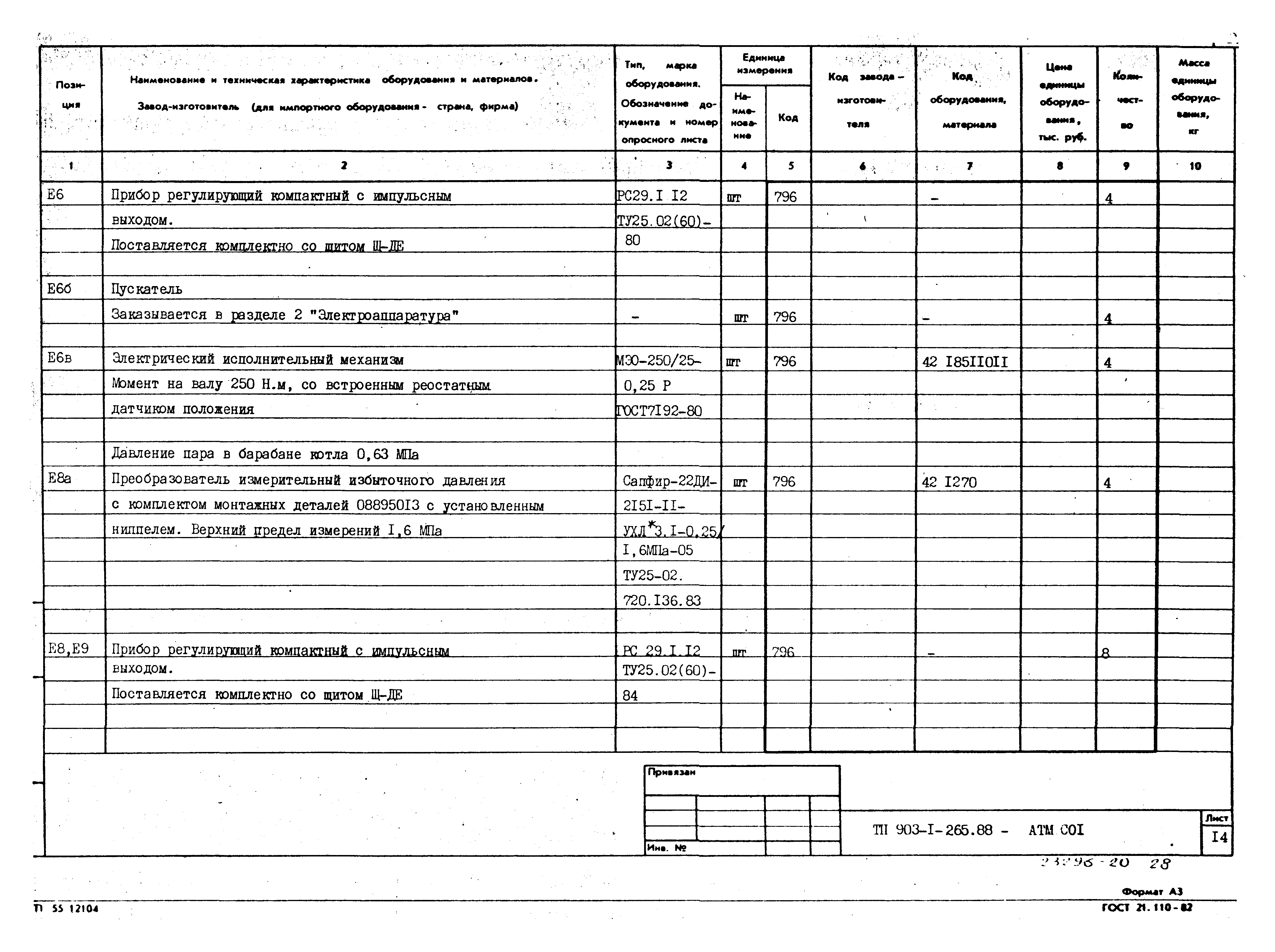 Типовой проект 903-1-265.88