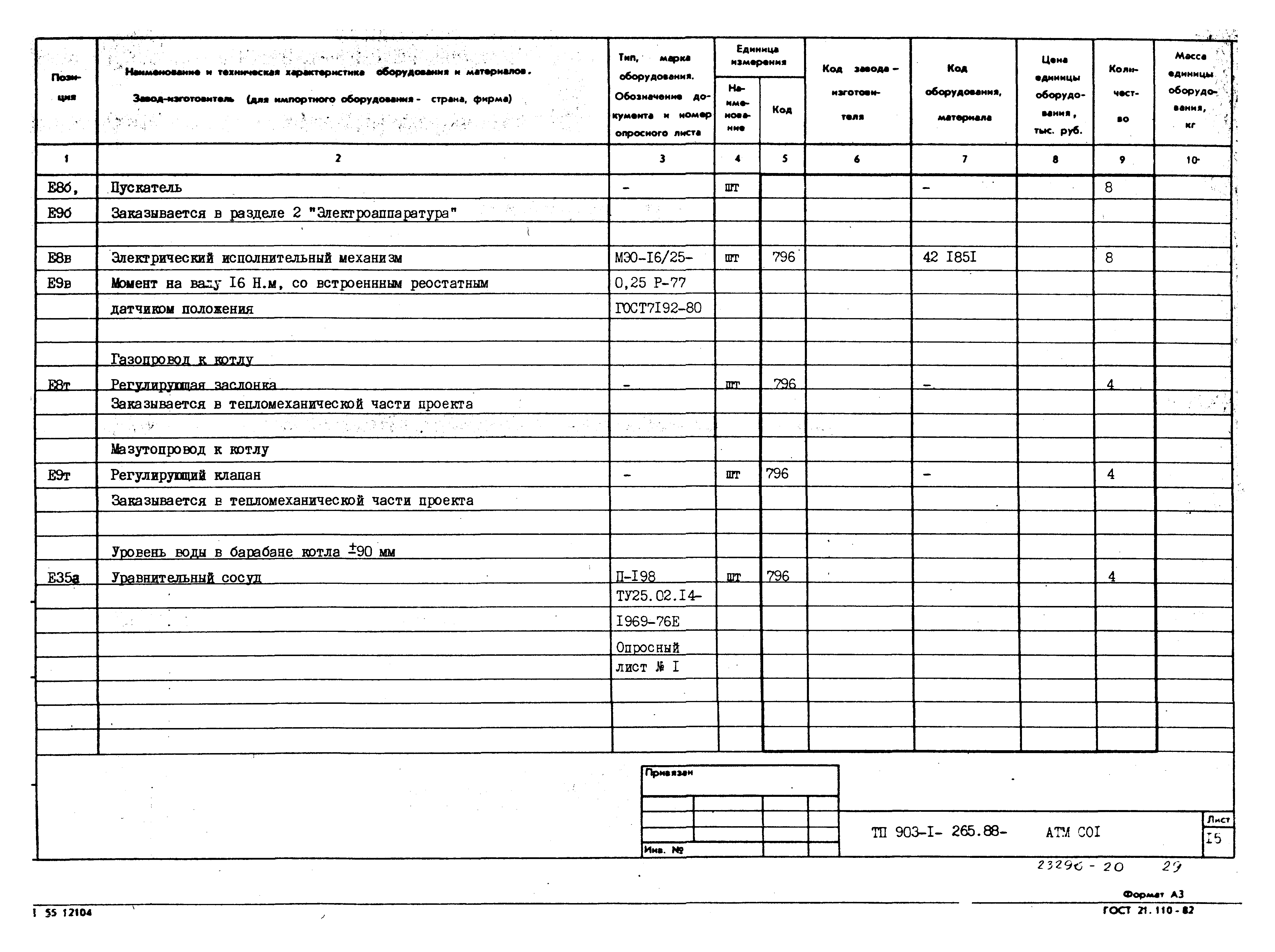Типовой проект 903-1-265.88