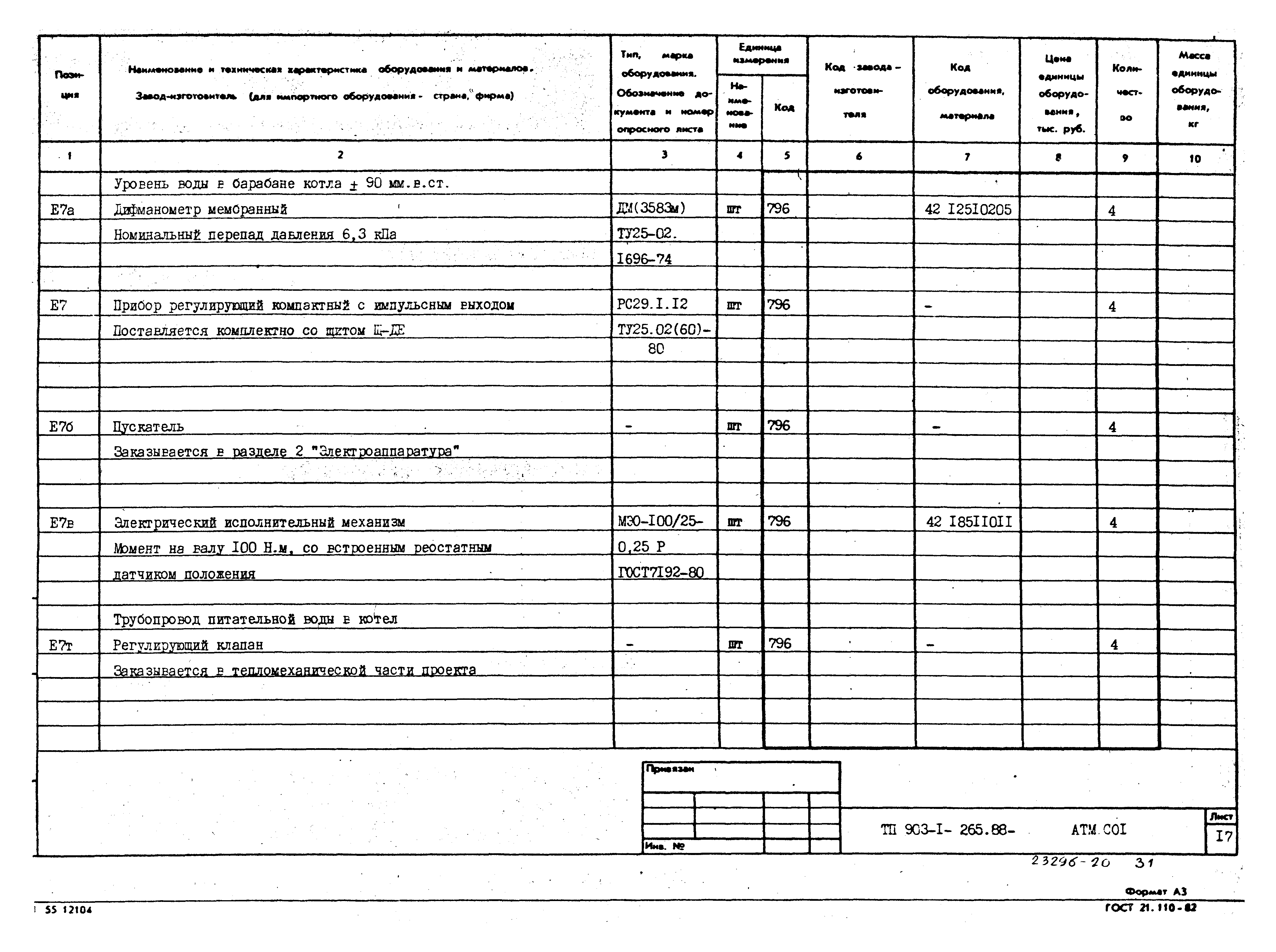 Типовой проект 903-1-265.88