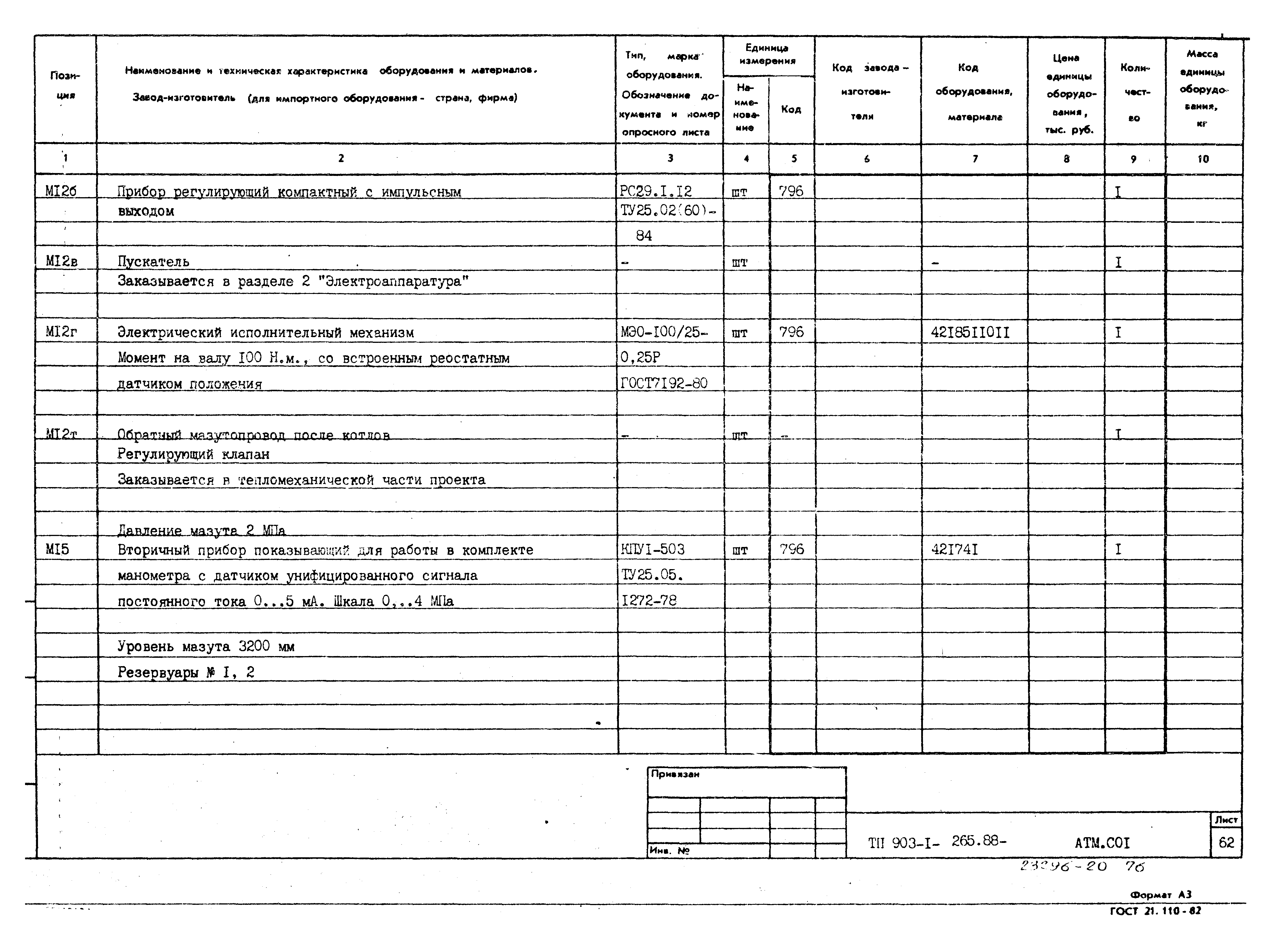 Типовой проект 903-1-265.88