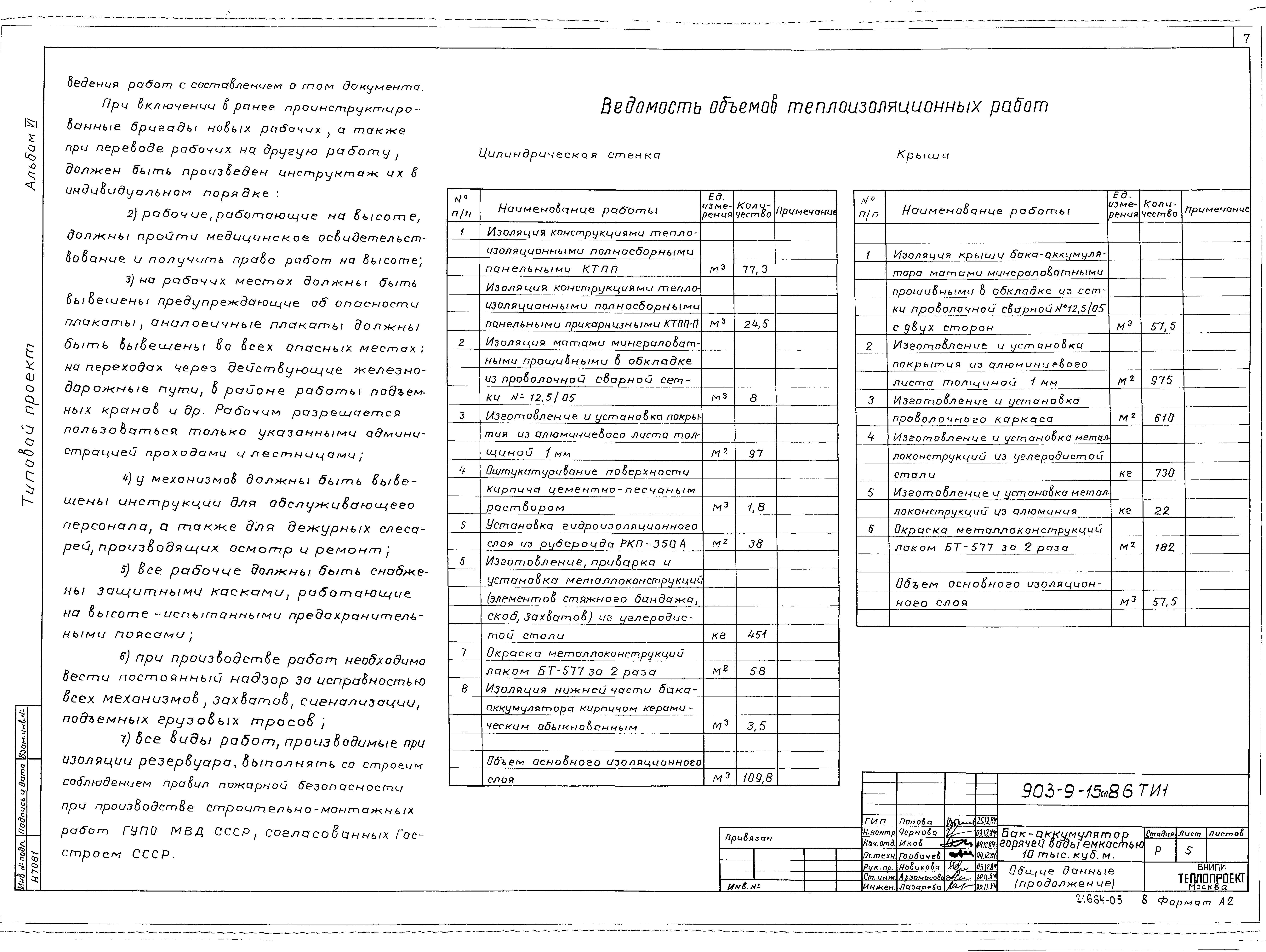 Типовой проект 903-9-15сп.86