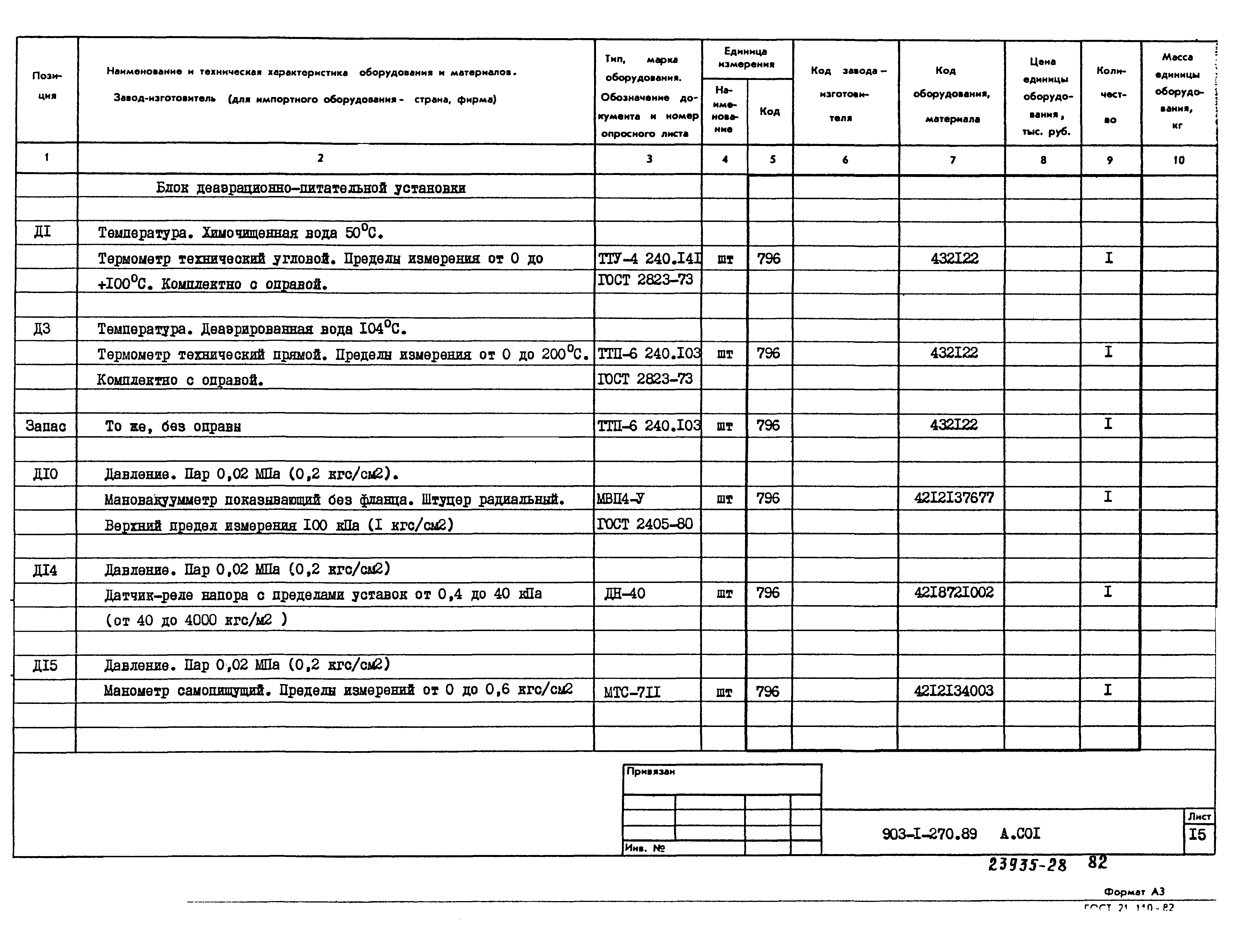 Типовой проект 903-1-270.89
