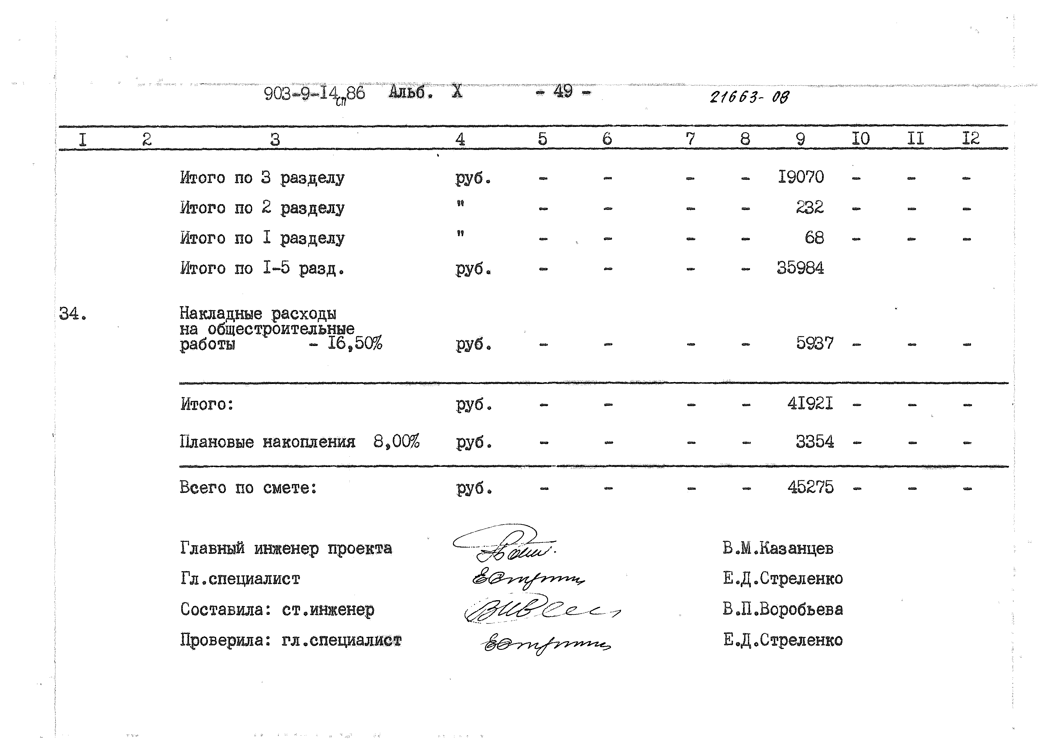 Типовой проект 903-9-14сп.86