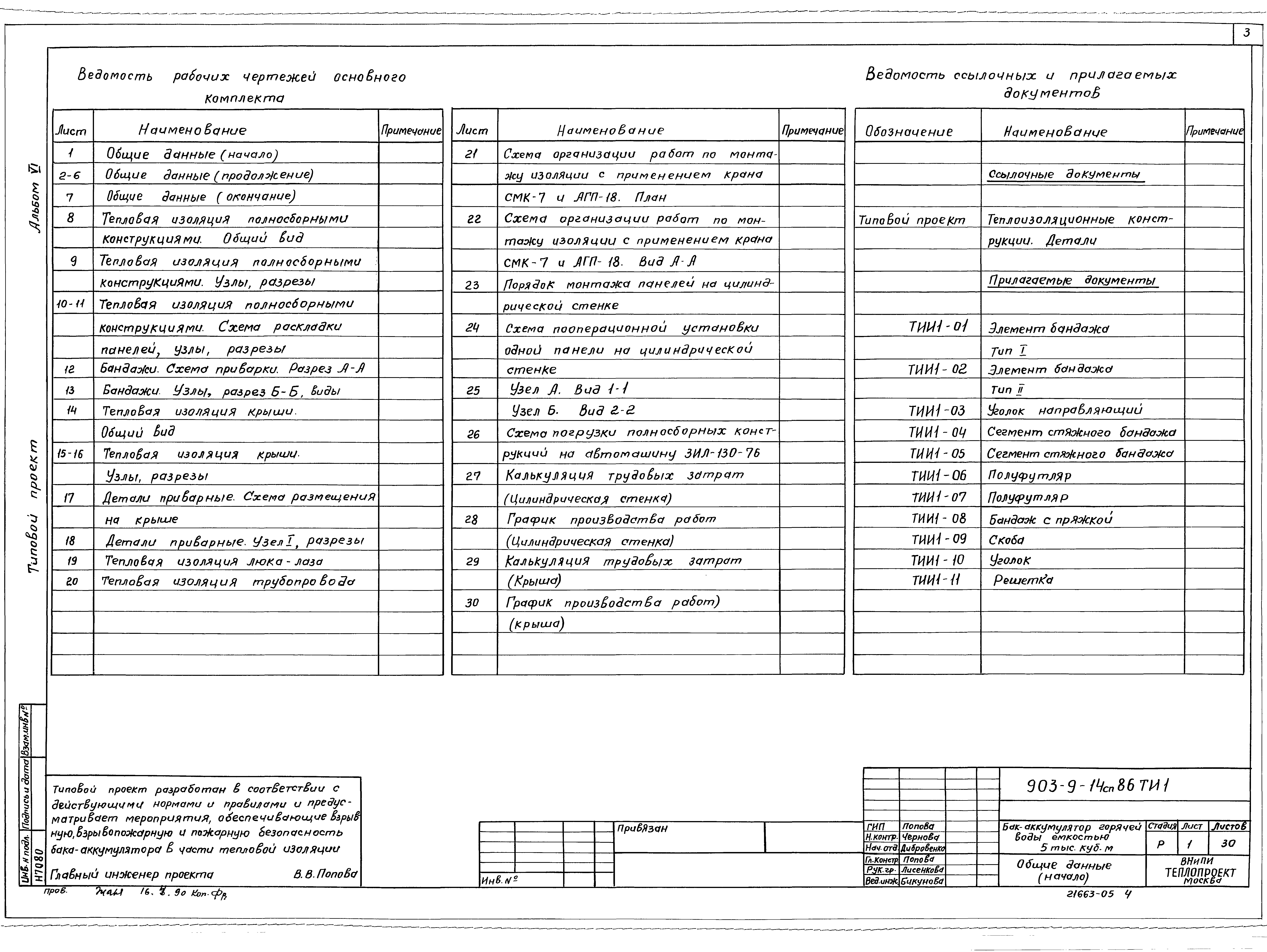 Типовой проект 903-9-14сп.86