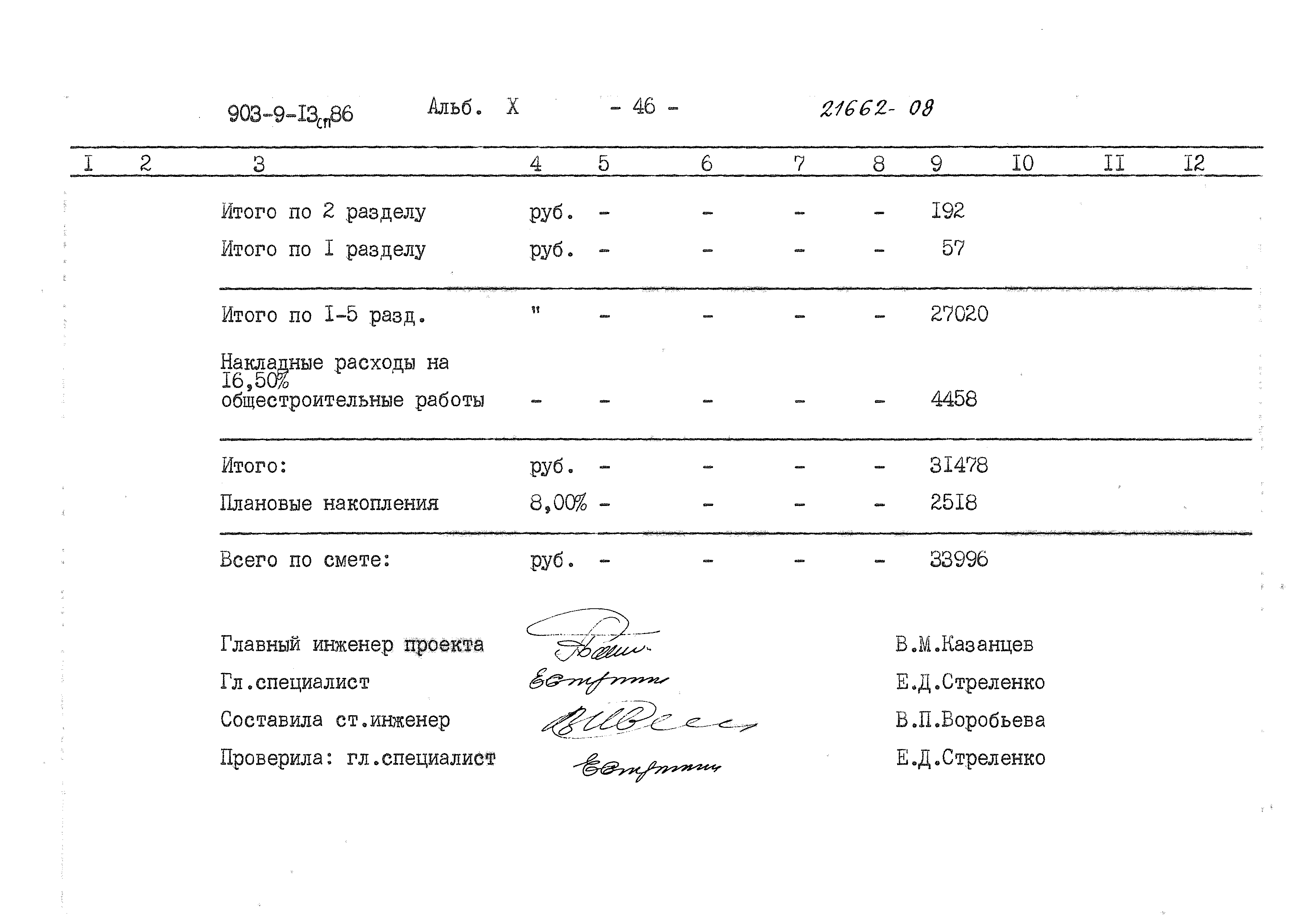 Типовой проект 903-9-13сп.86