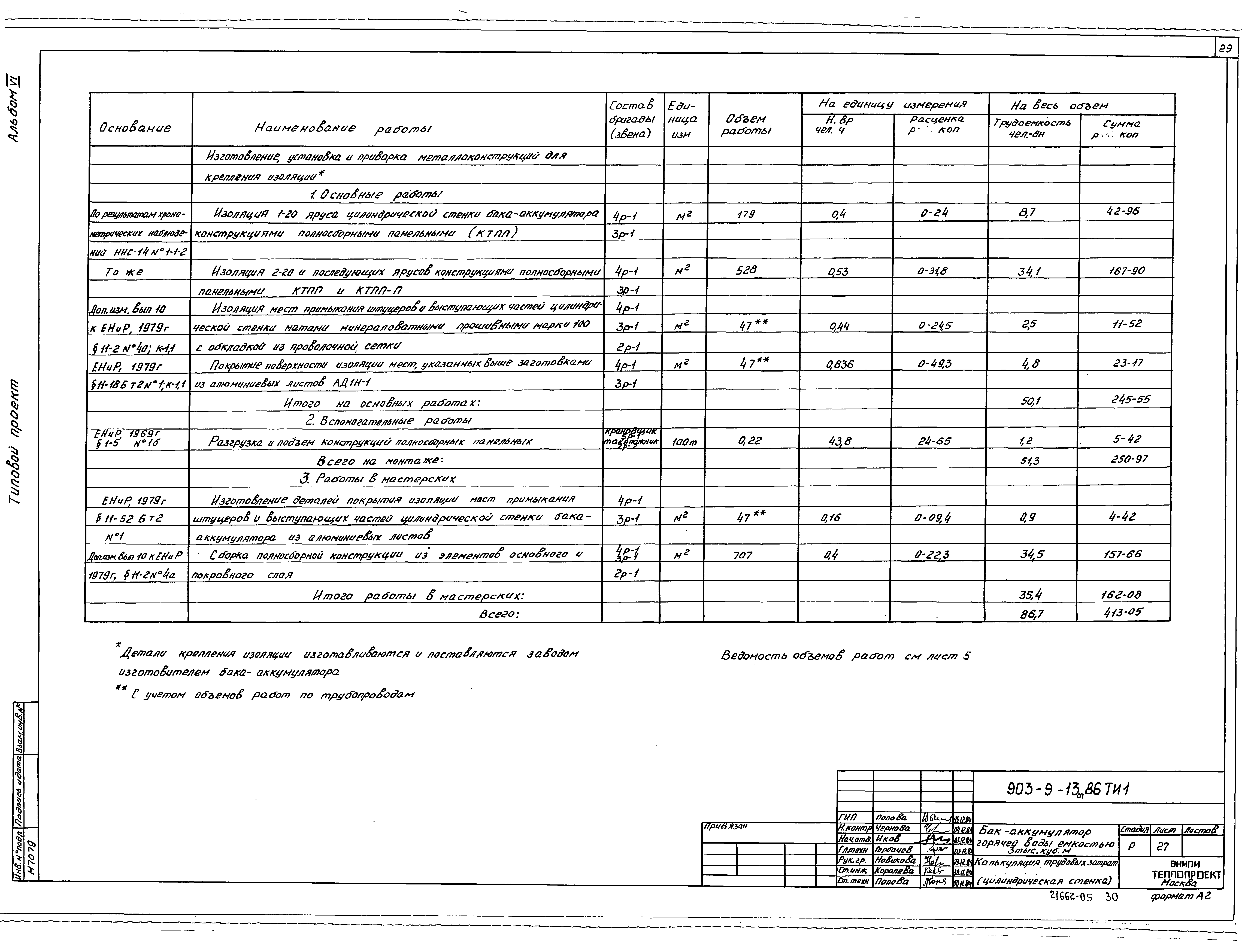 Типовой проект 903-9-13сп.86